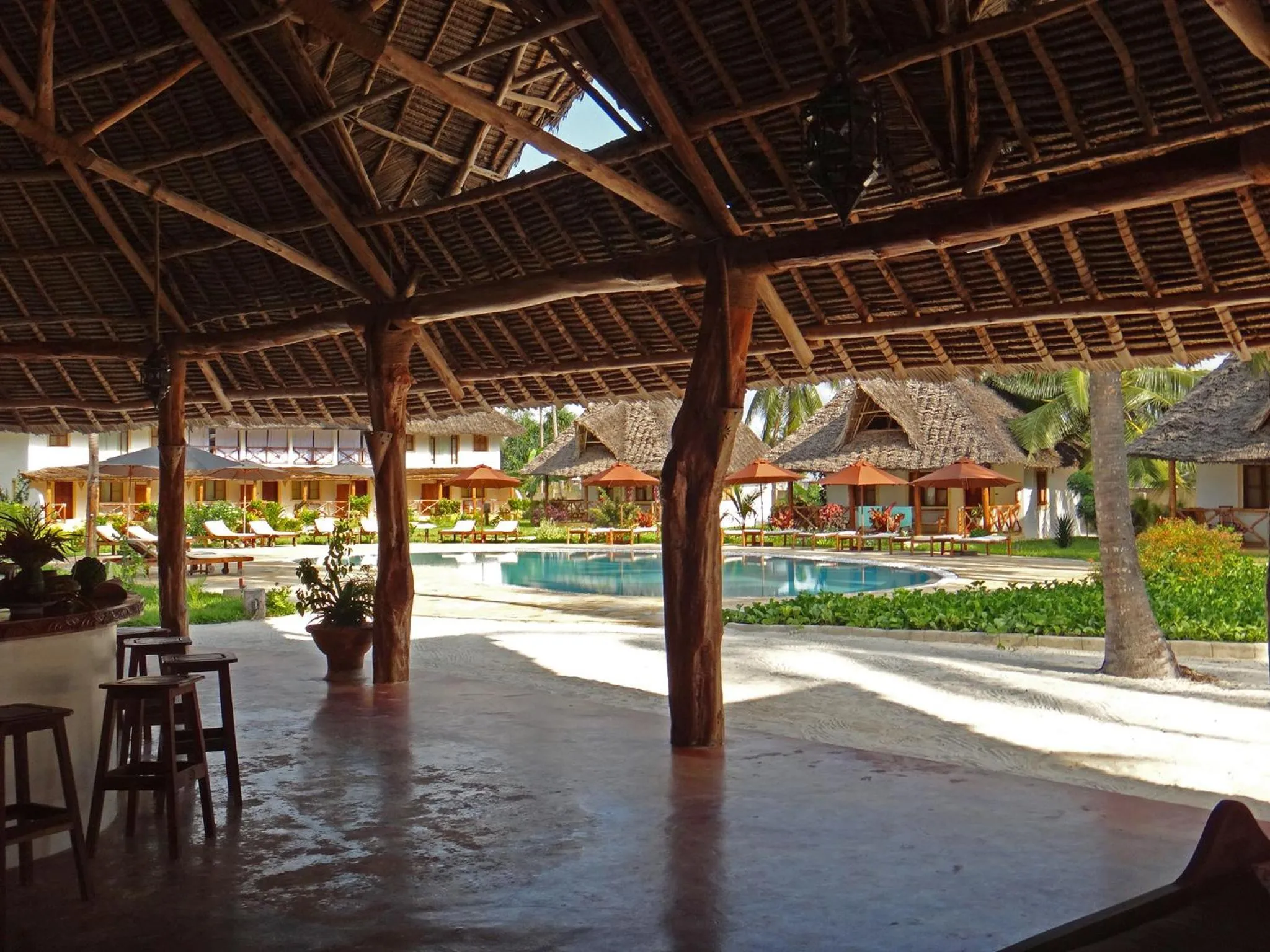 Swimming pool in Pongwe Bay Resort