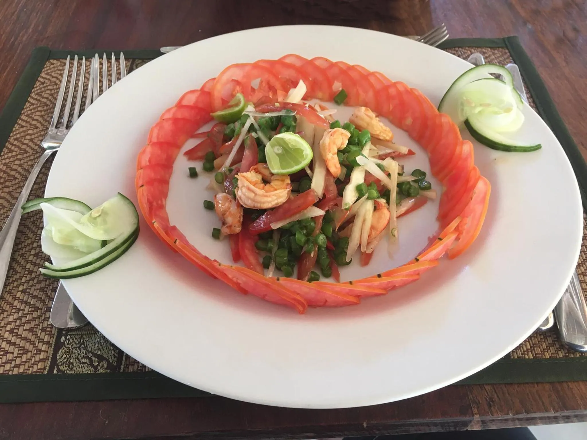 Food close-up in Pongwe Bay Resort