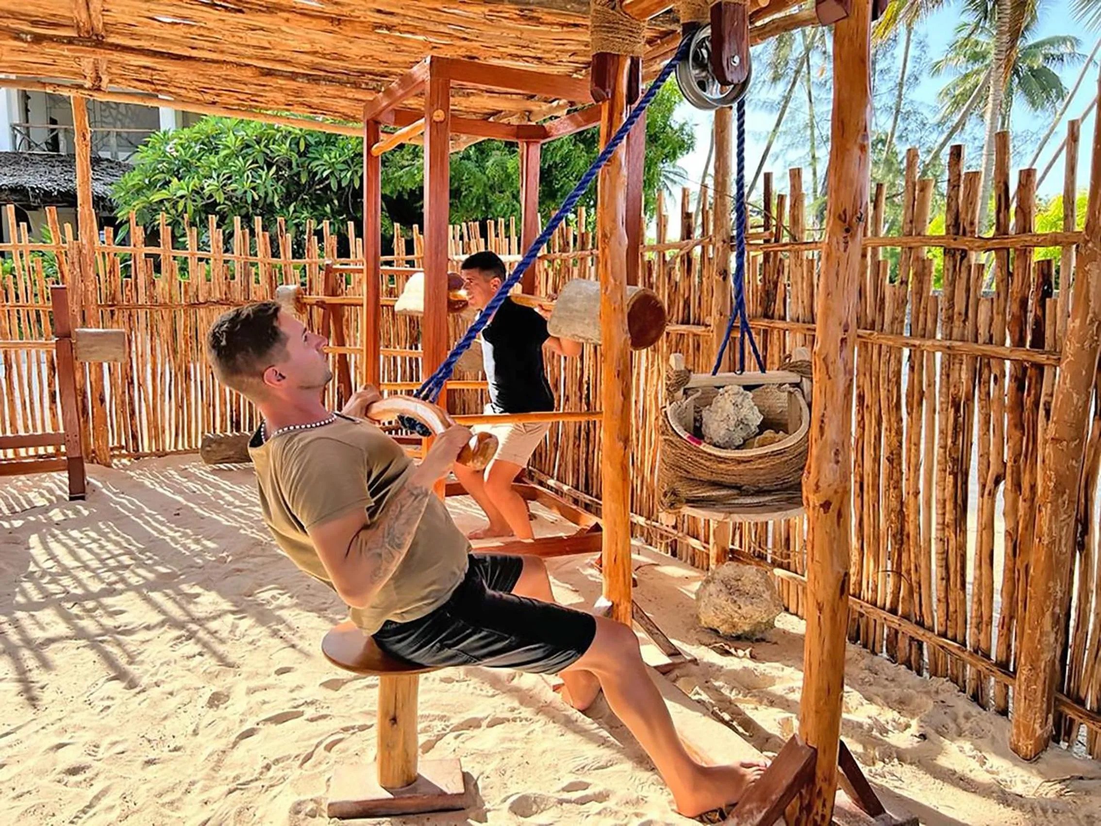 Fitness centre/facilities in Pongwe Bay Resort