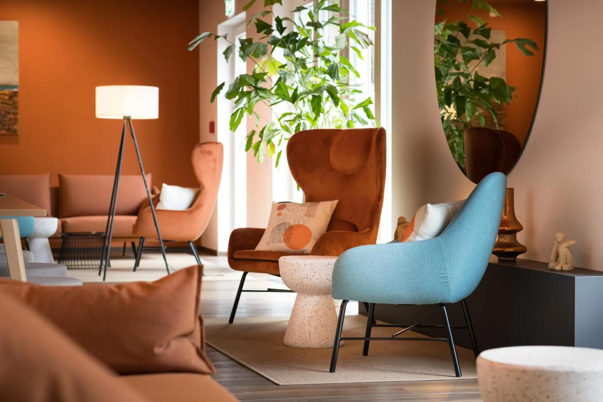 Lobby or reception in Atrium Apart Hotel Brühl