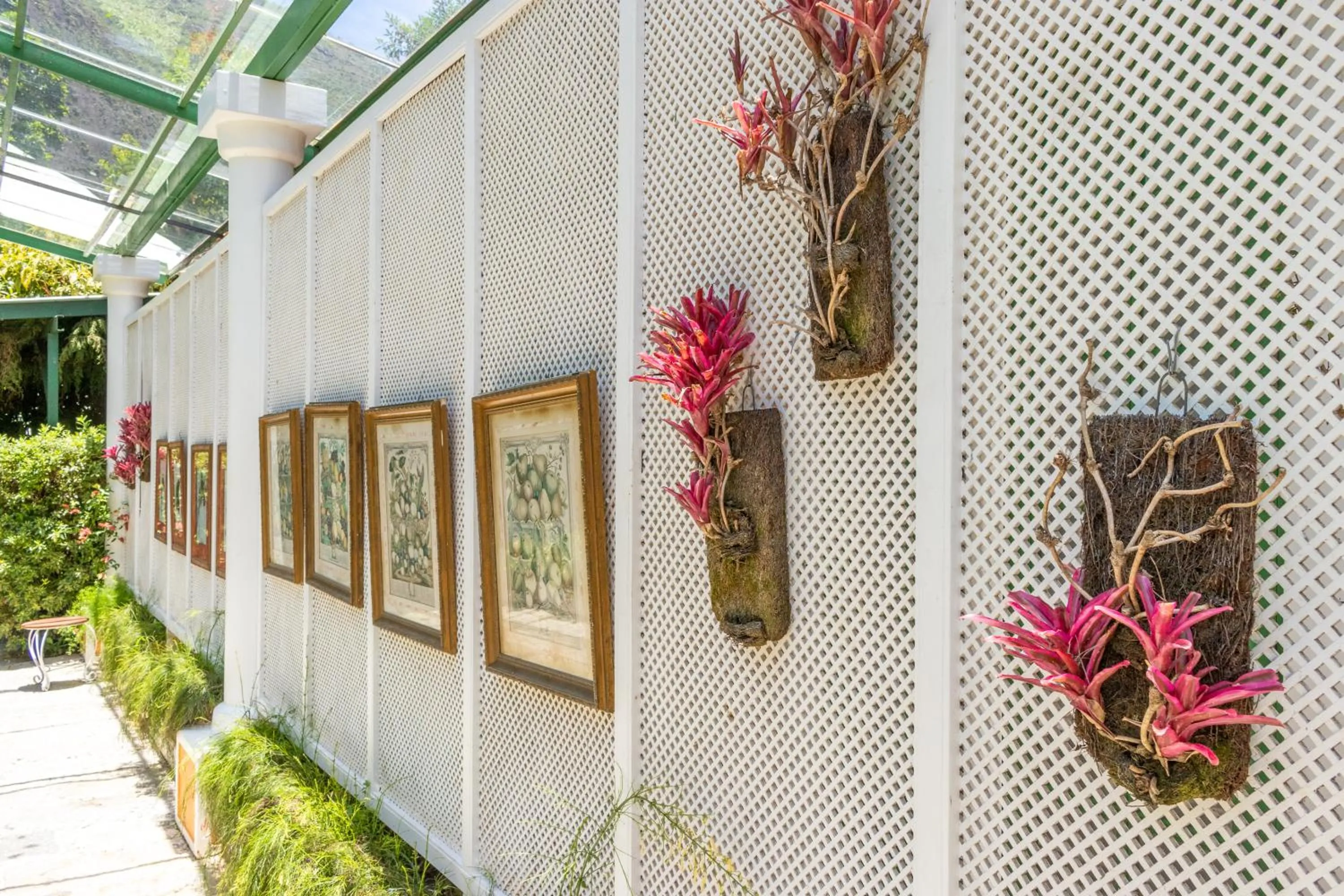 Decorative detail in Locanda della Mimosa