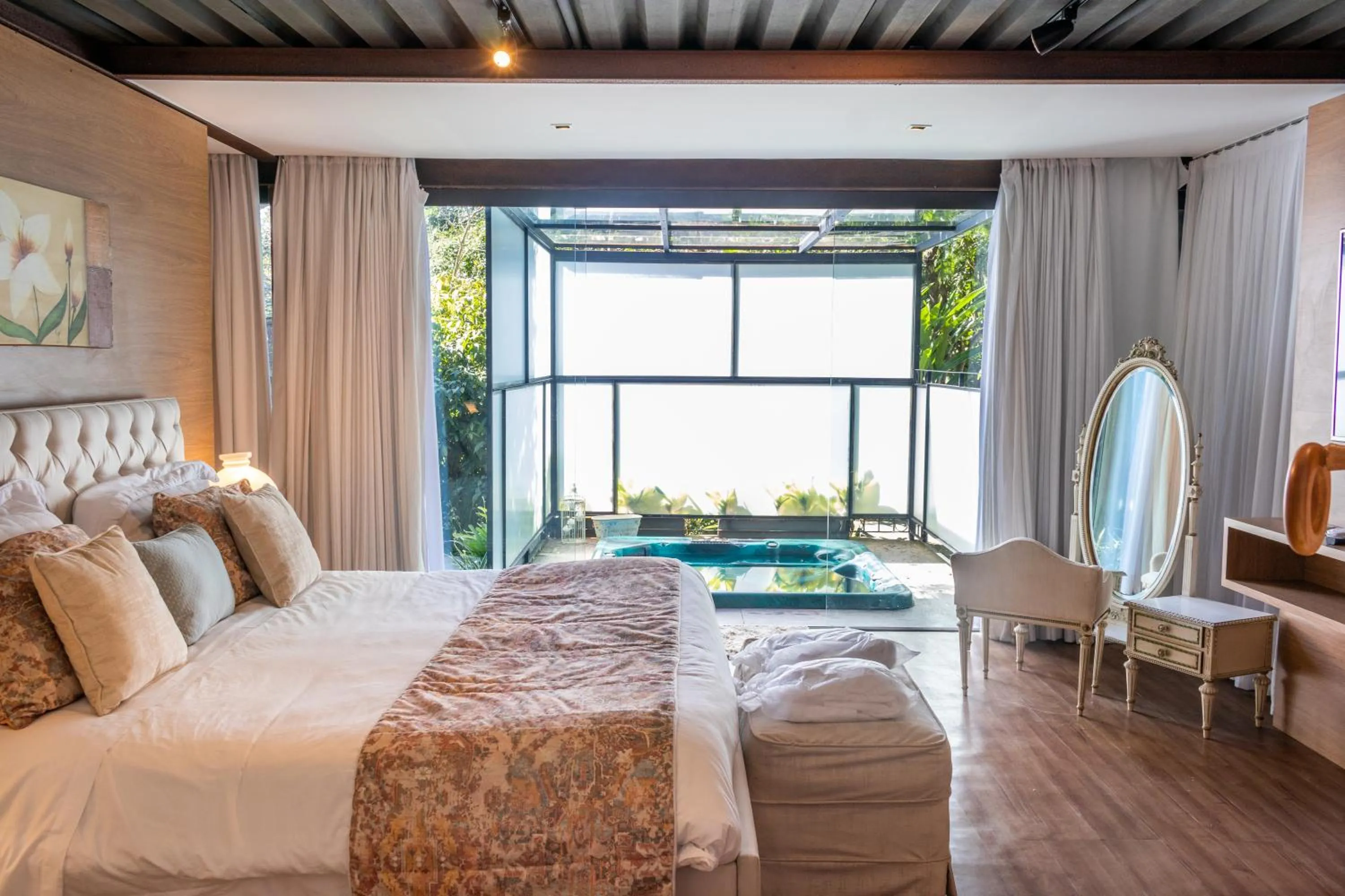 Bed in Locanda della Mimosa