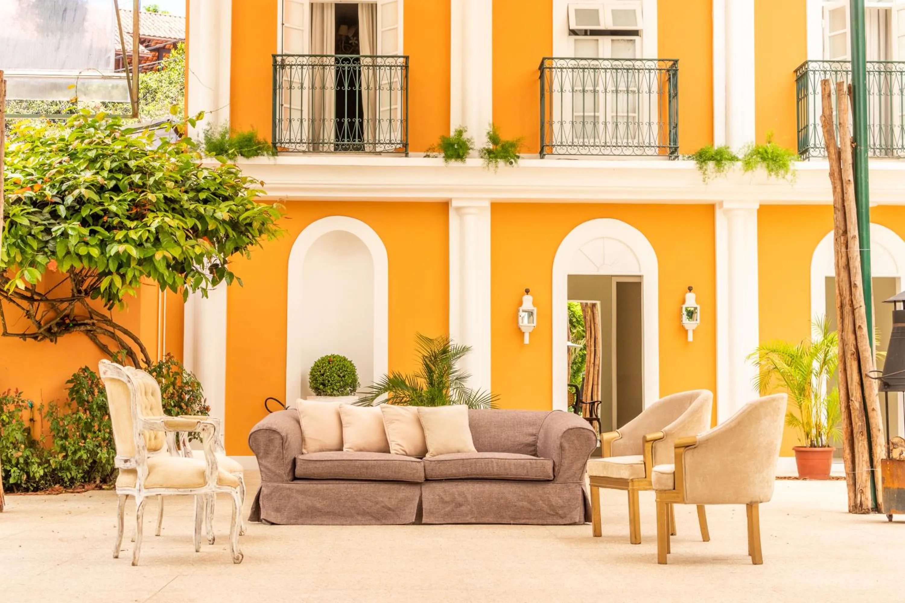 Decorative detail in Locanda della Mimosa