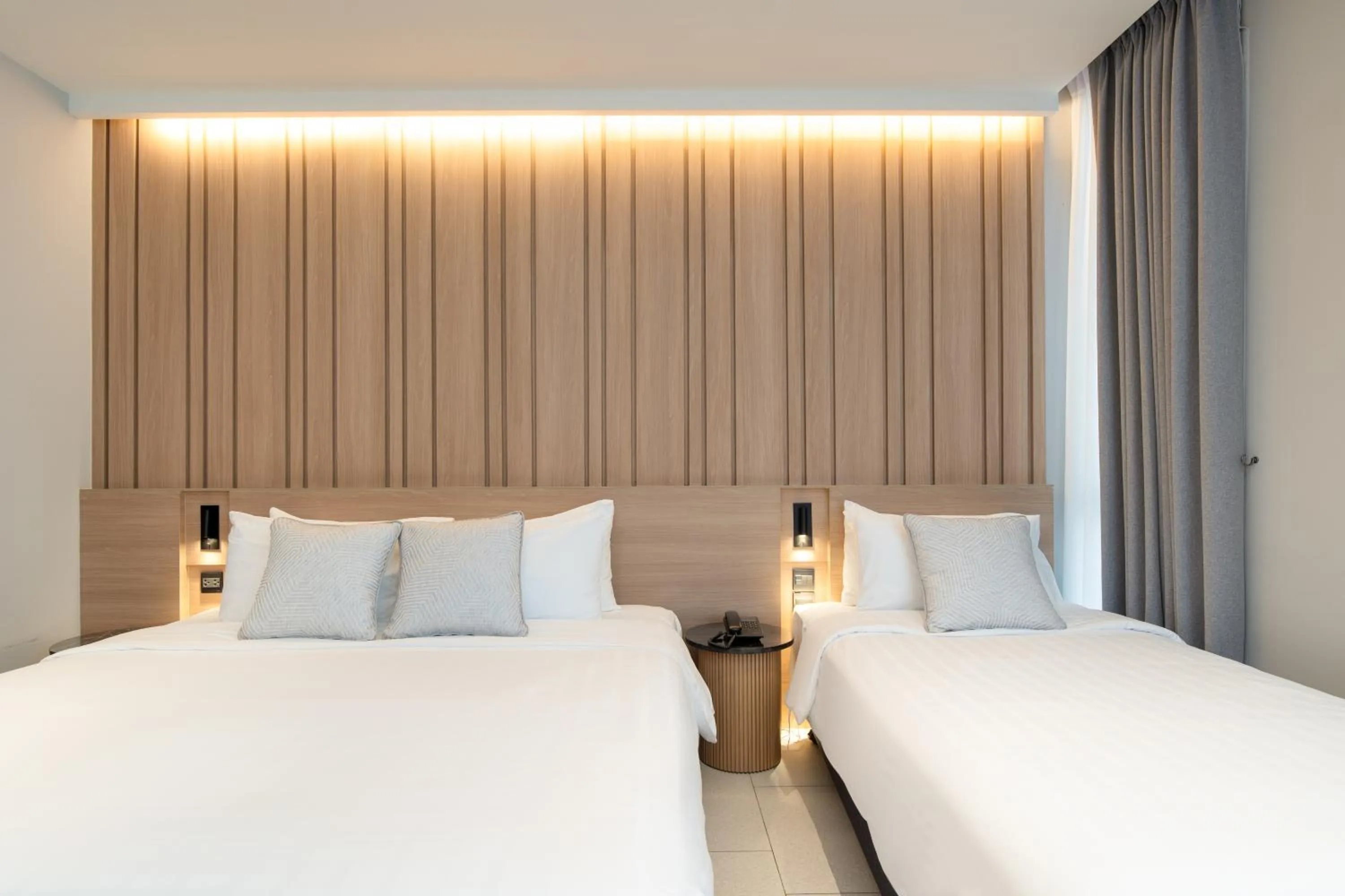 Bed in Saan Hotel Sathorn