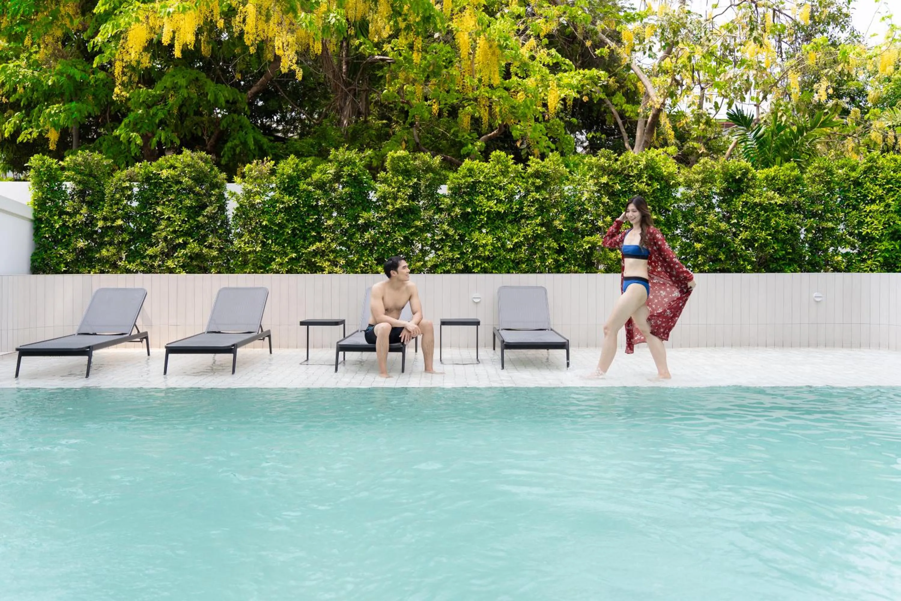 Swimming pool in Saan Hotel Sathorn