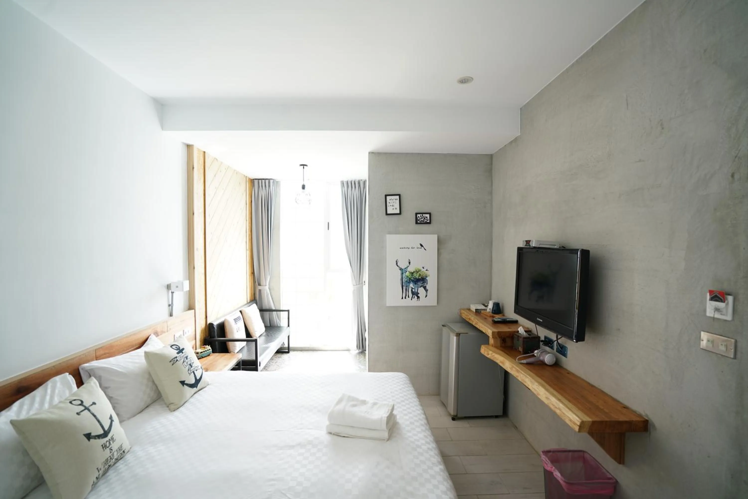 Bed in The Red Hotel