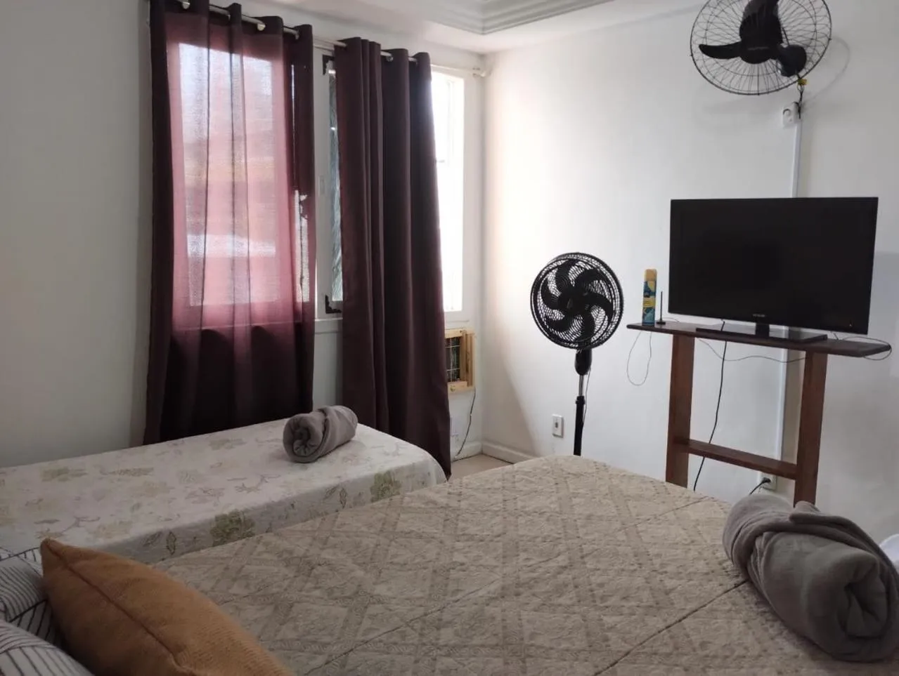 Bed in Pousada Jardins Campista