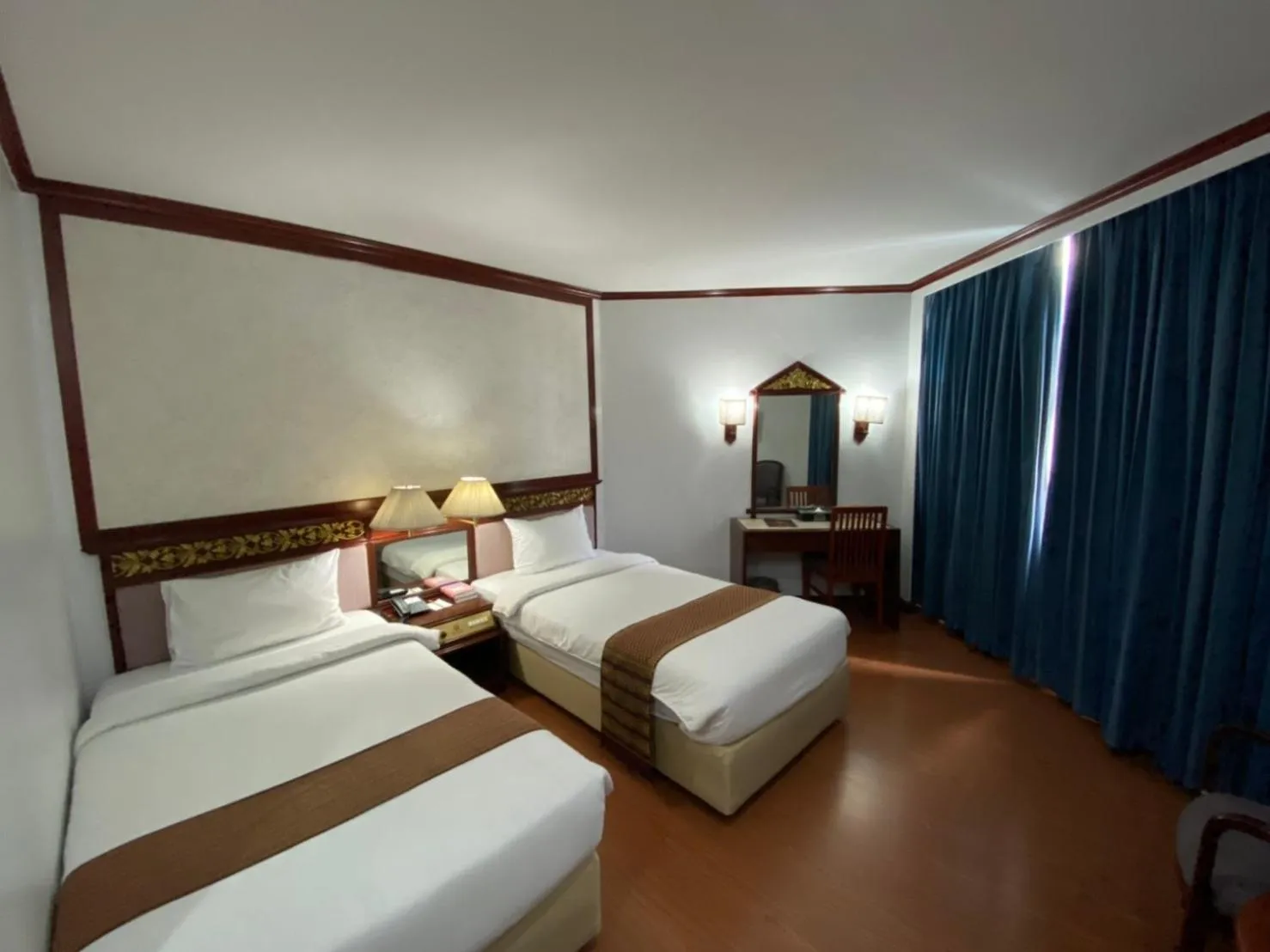 Bed in Wangcome Hotel