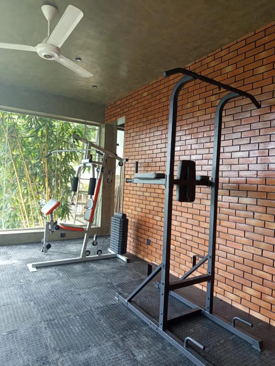Fitness centre/facilities in Villa Rumassala Luxury Chalets Unawatuna