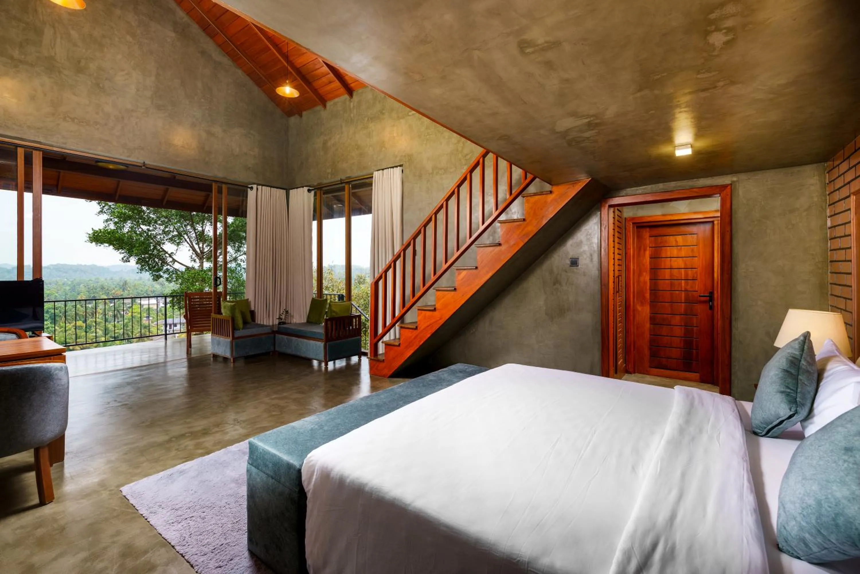 Property building, Bed in Villa Rumassala Luxury Chalets Unawatuna