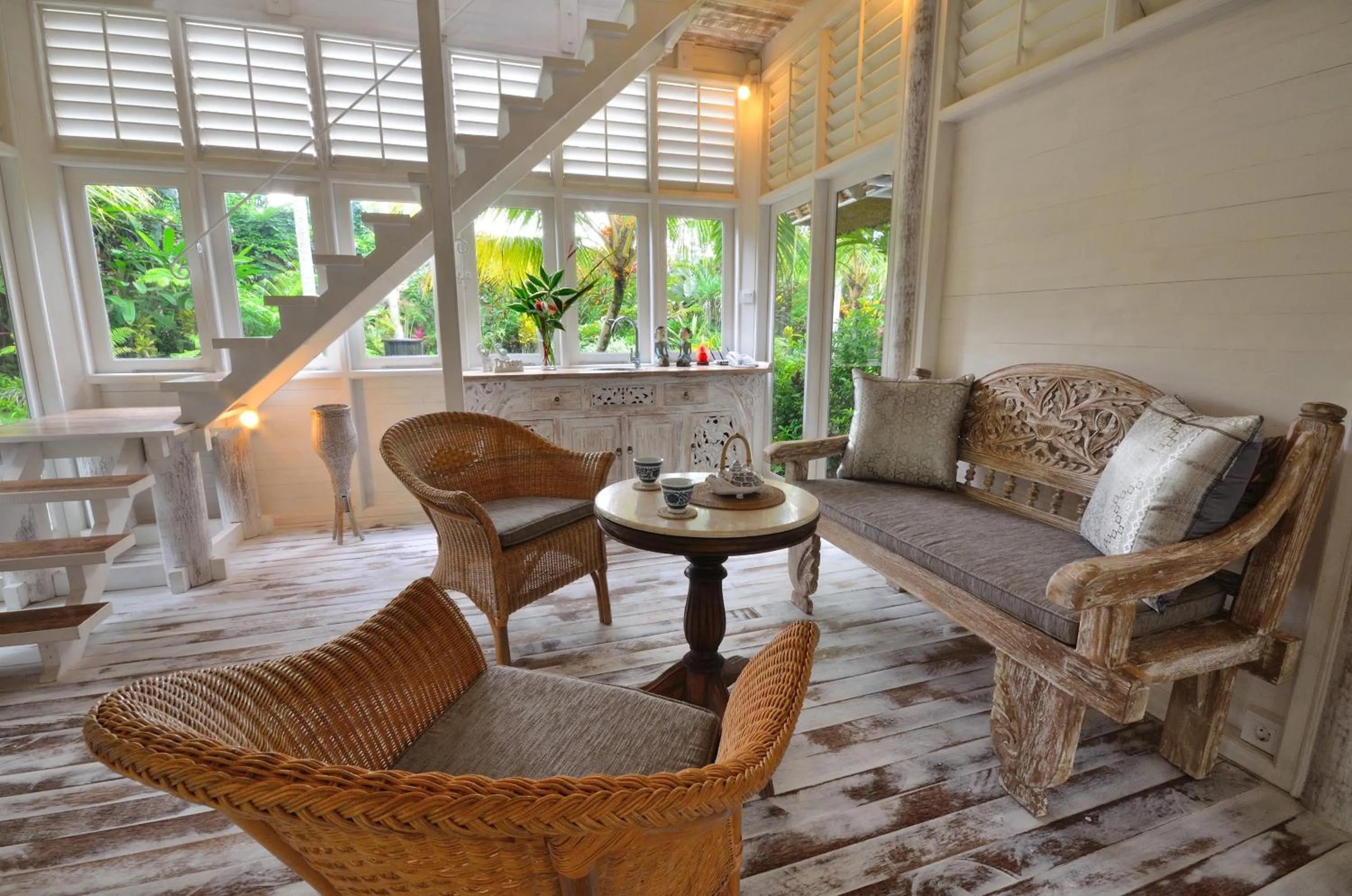 Living room in Jendela Di Bali Villa