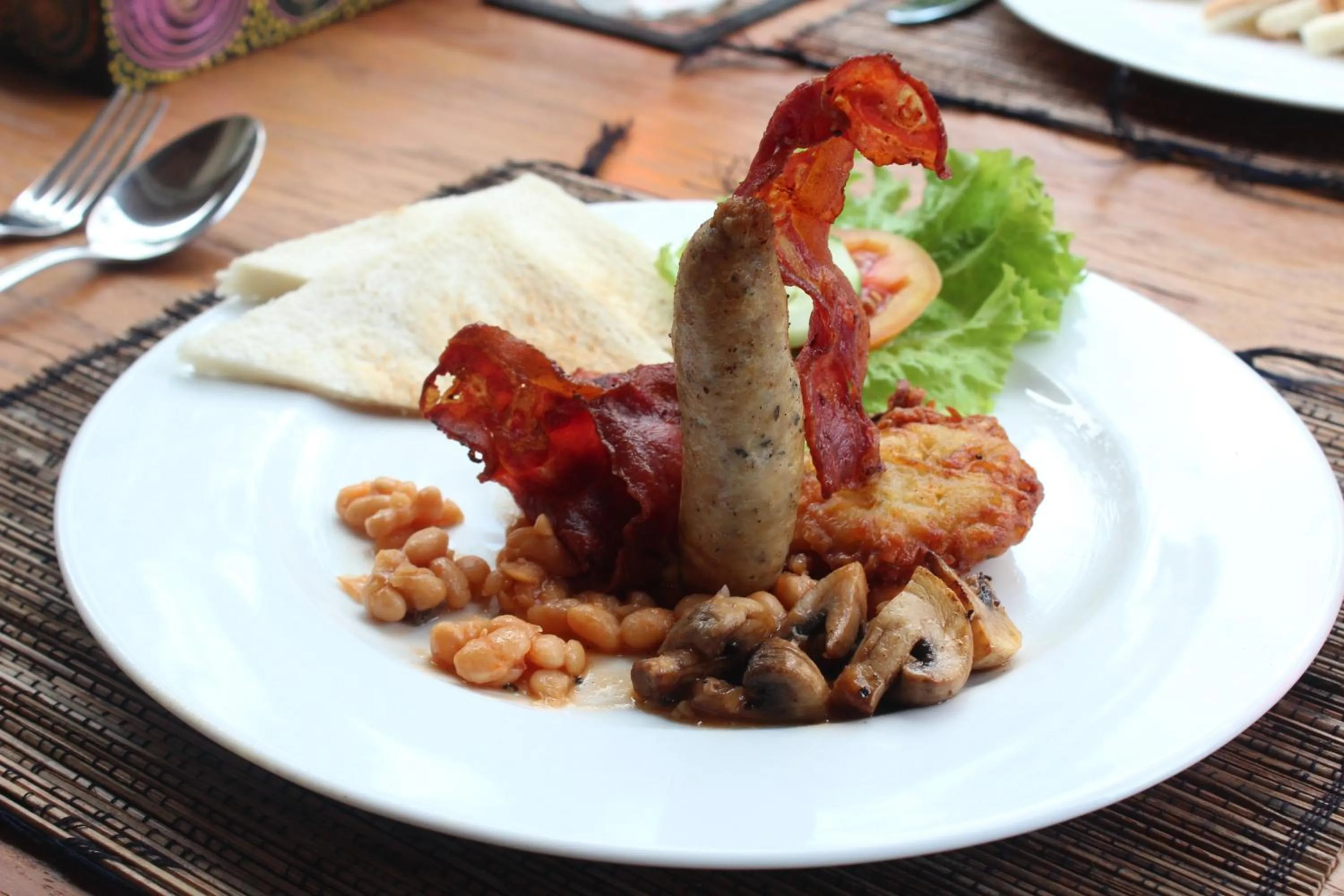 American breakfast in Jendela Di Bali Villa