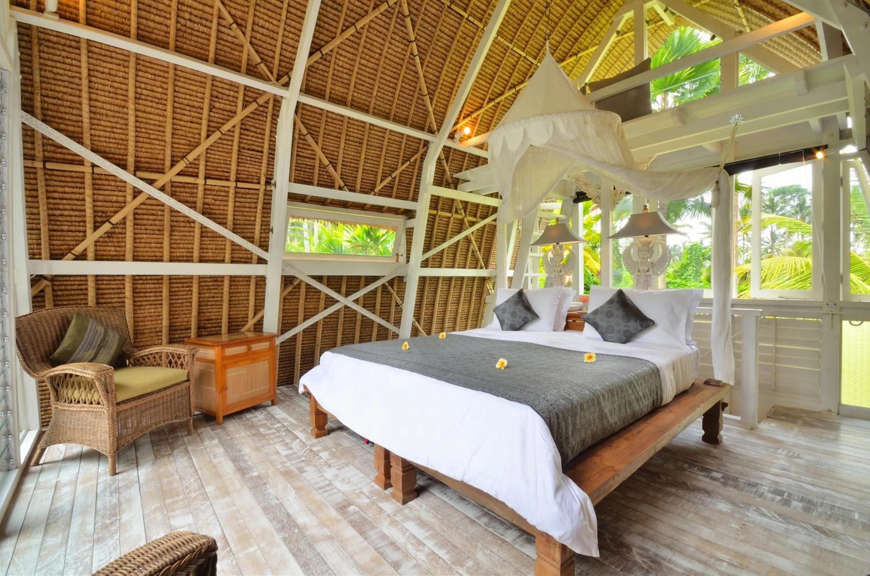 Bedroom, Bed in Jendela Di Bali Villa
