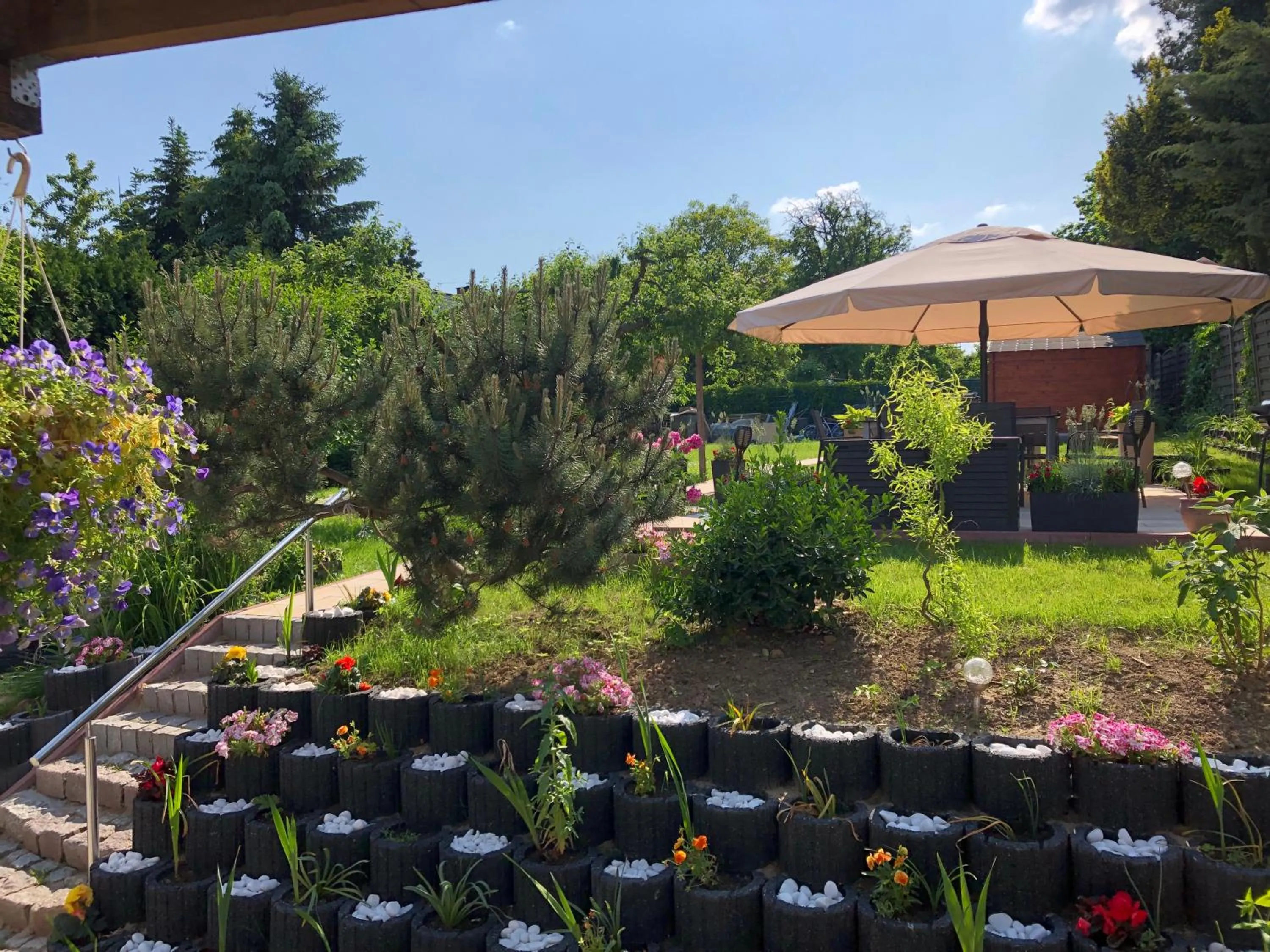 Garden view in Villa Aida pokoje gościnne