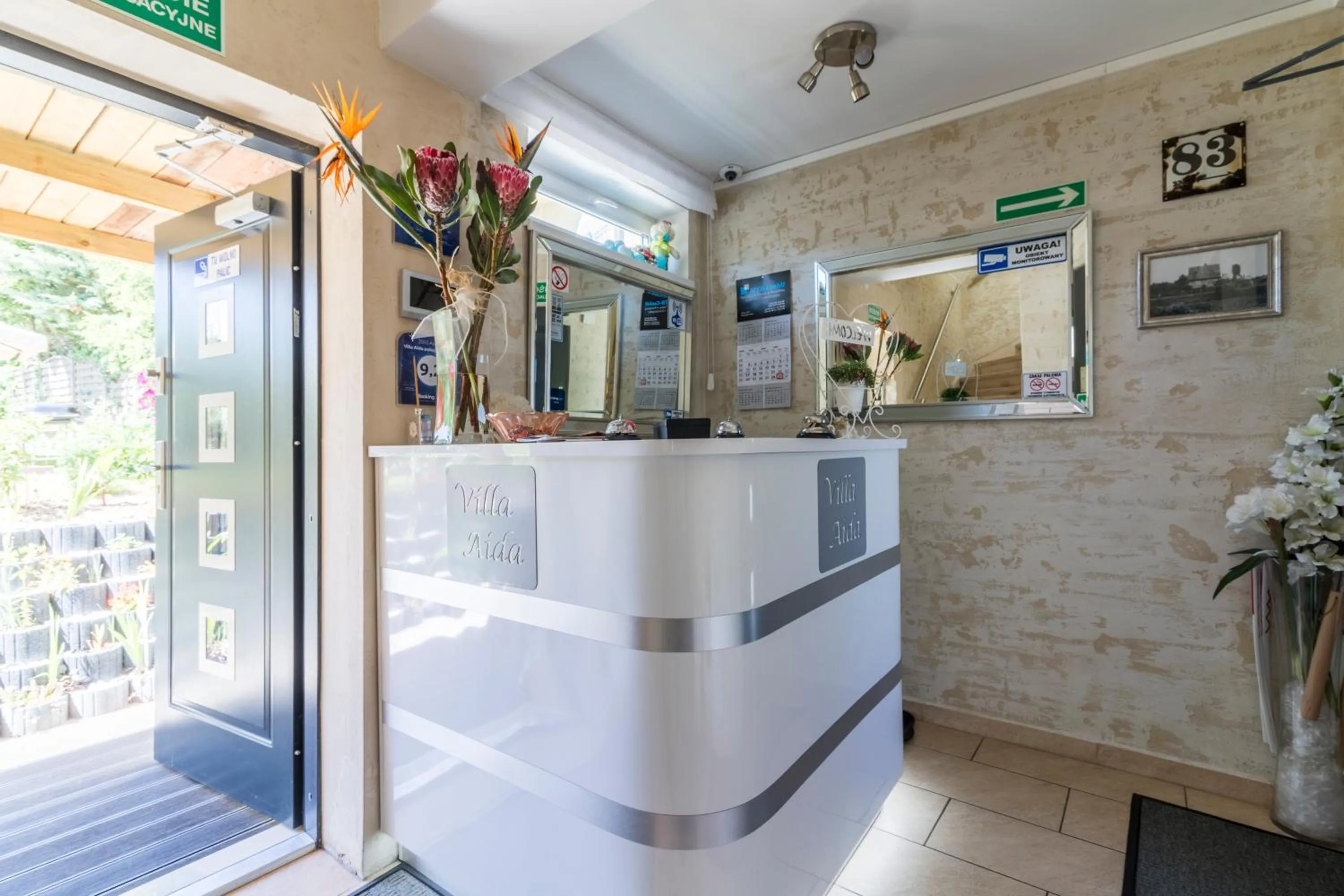 Lobby or reception in Villa Aida pokoje gościnne