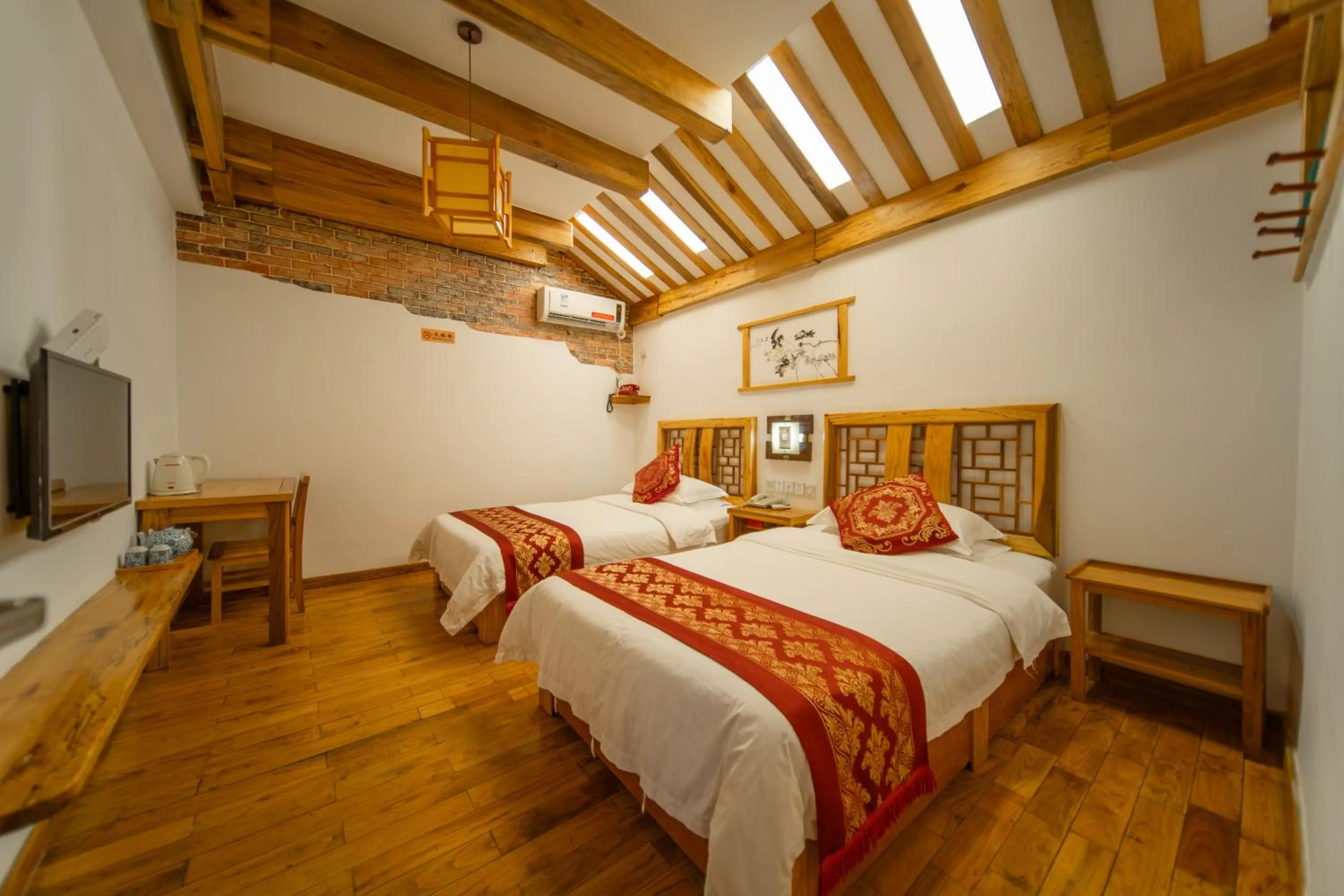 View (from property/room), Bed in Zhangjiajie Wangyi Inn