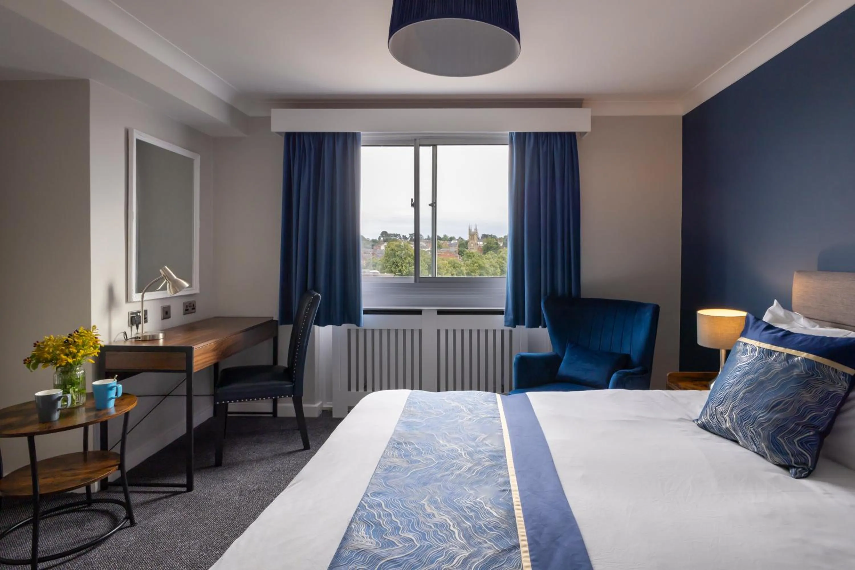 Bedroom, Bed in Whately Hall Hotel