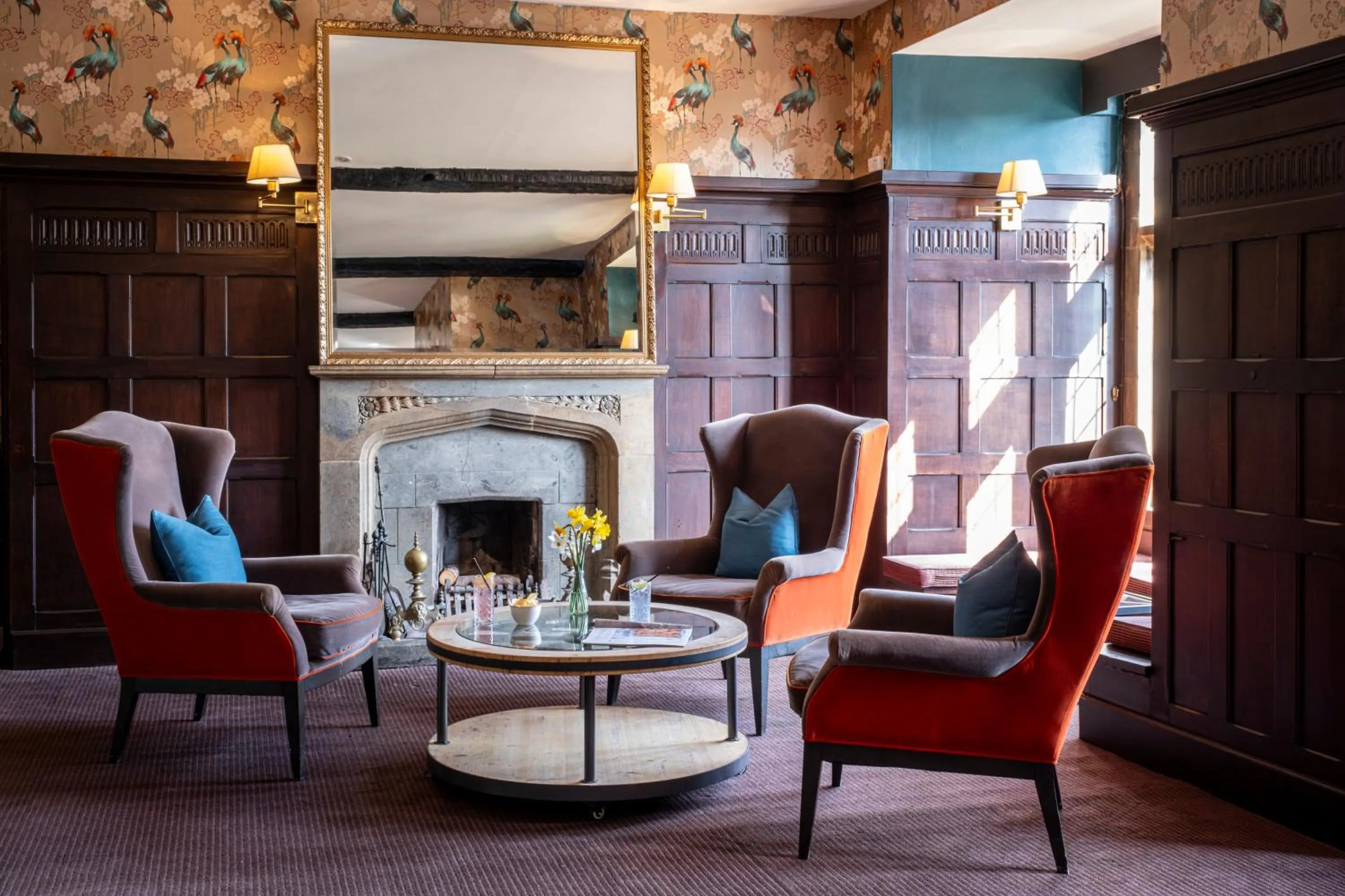 Seating area in Whately Hall Hotel