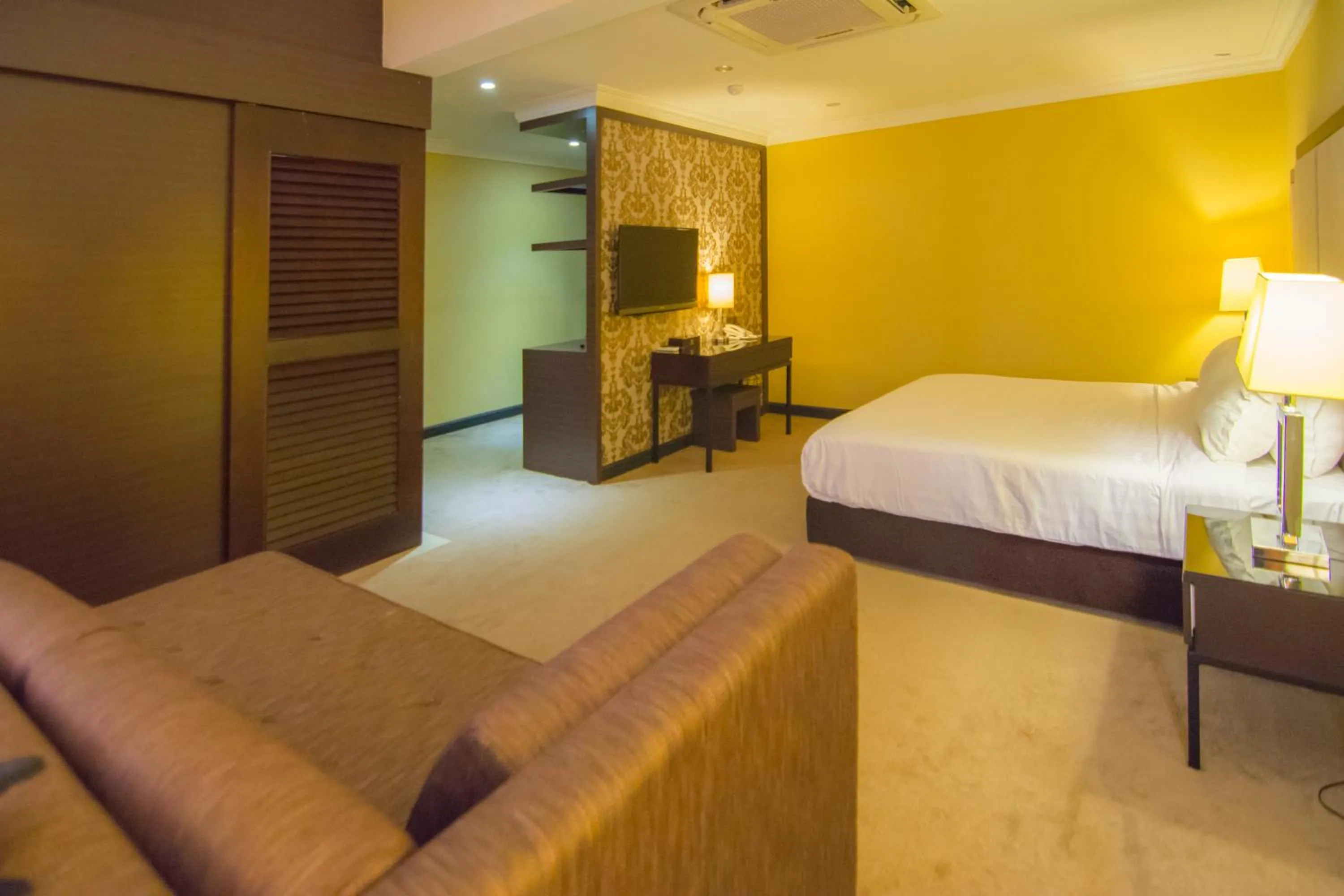 Bedroom, Bed in Merdeka Hotel Kluang