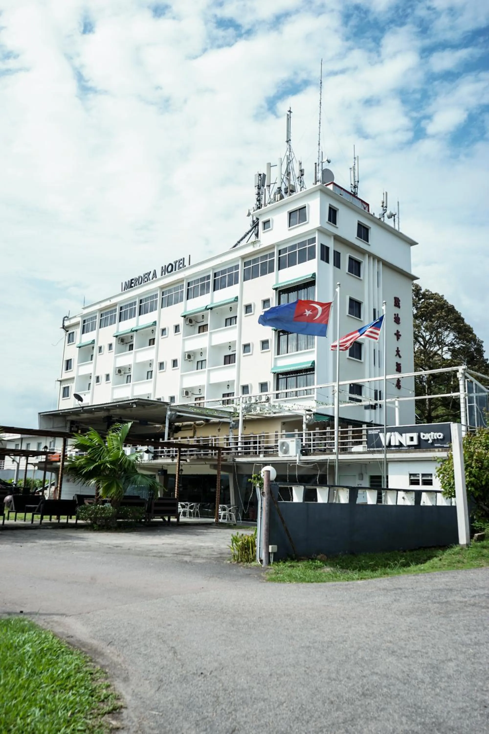 Property building in Merdeka Hotel Kluang