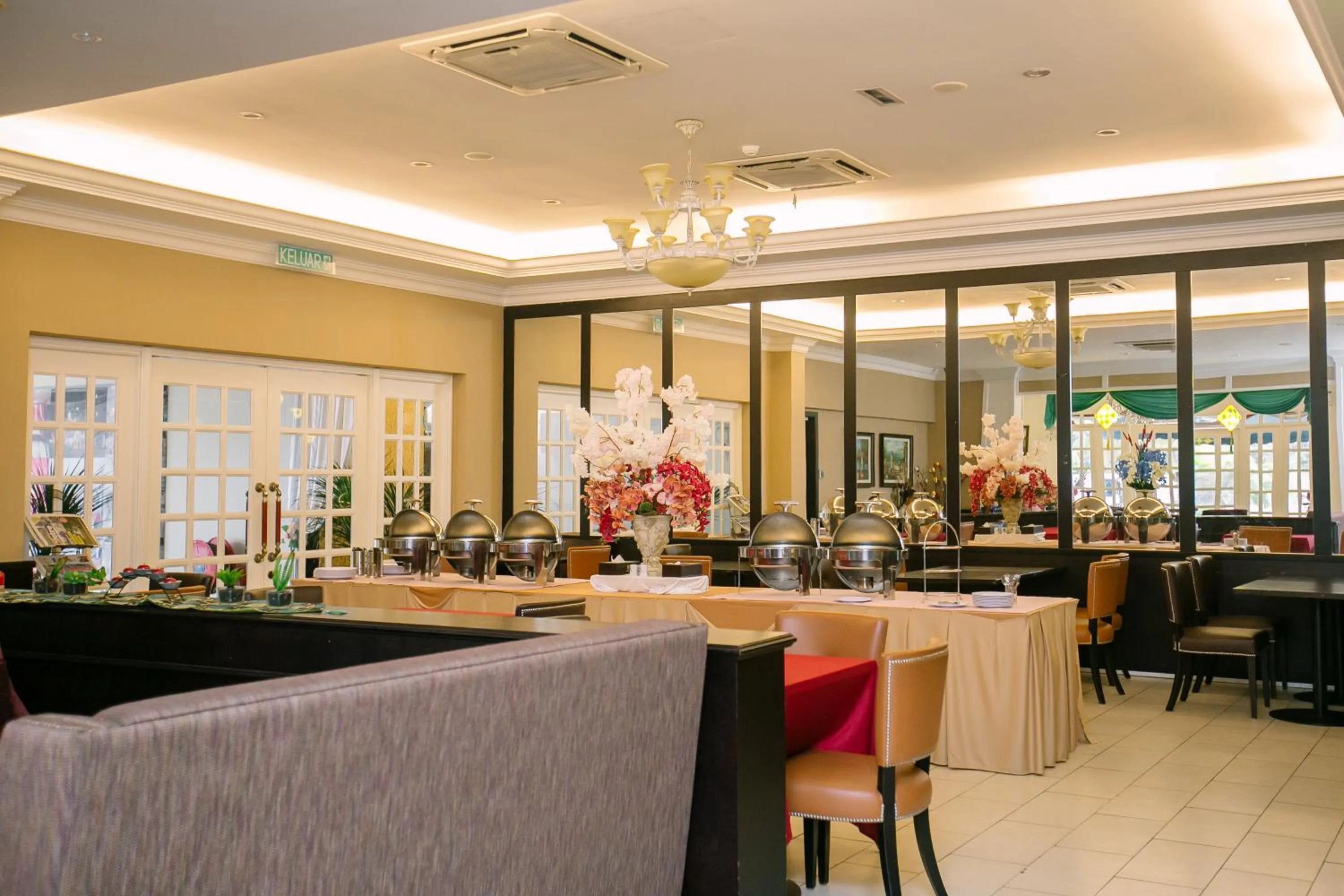 Dining area in Merdeka Hotel Kluang