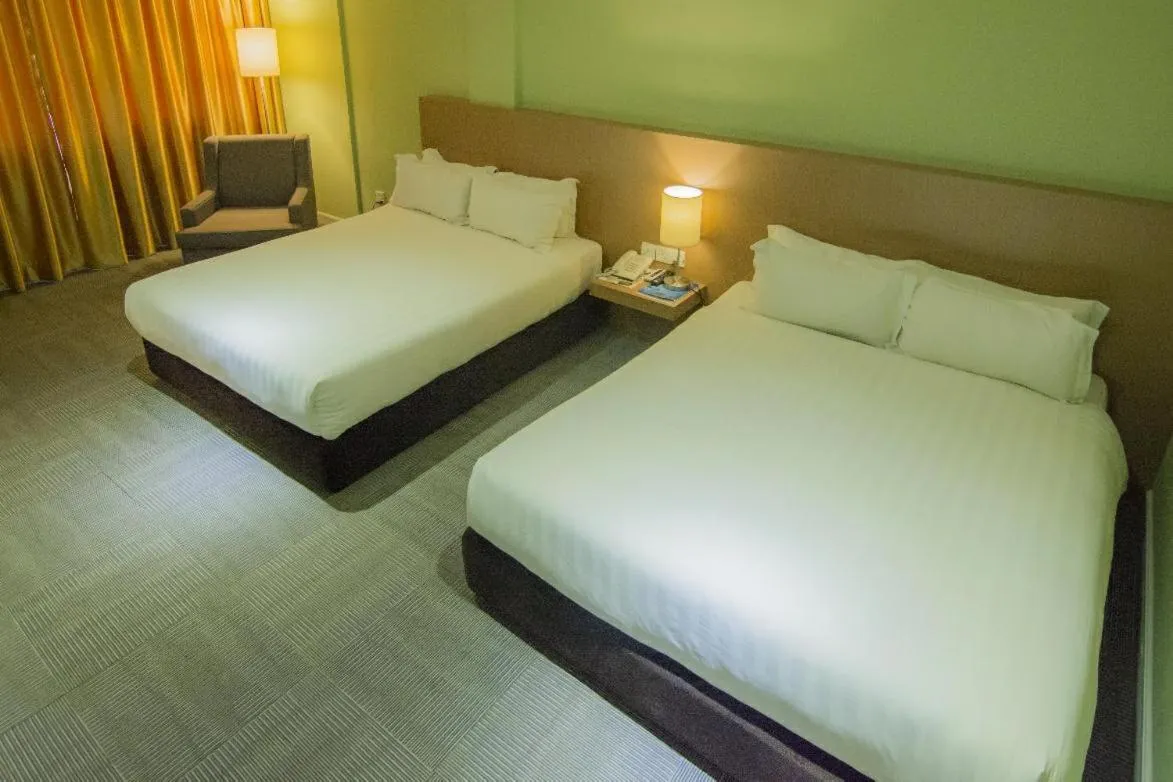 Bedroom, Bed in Merdeka Hotel Kluang