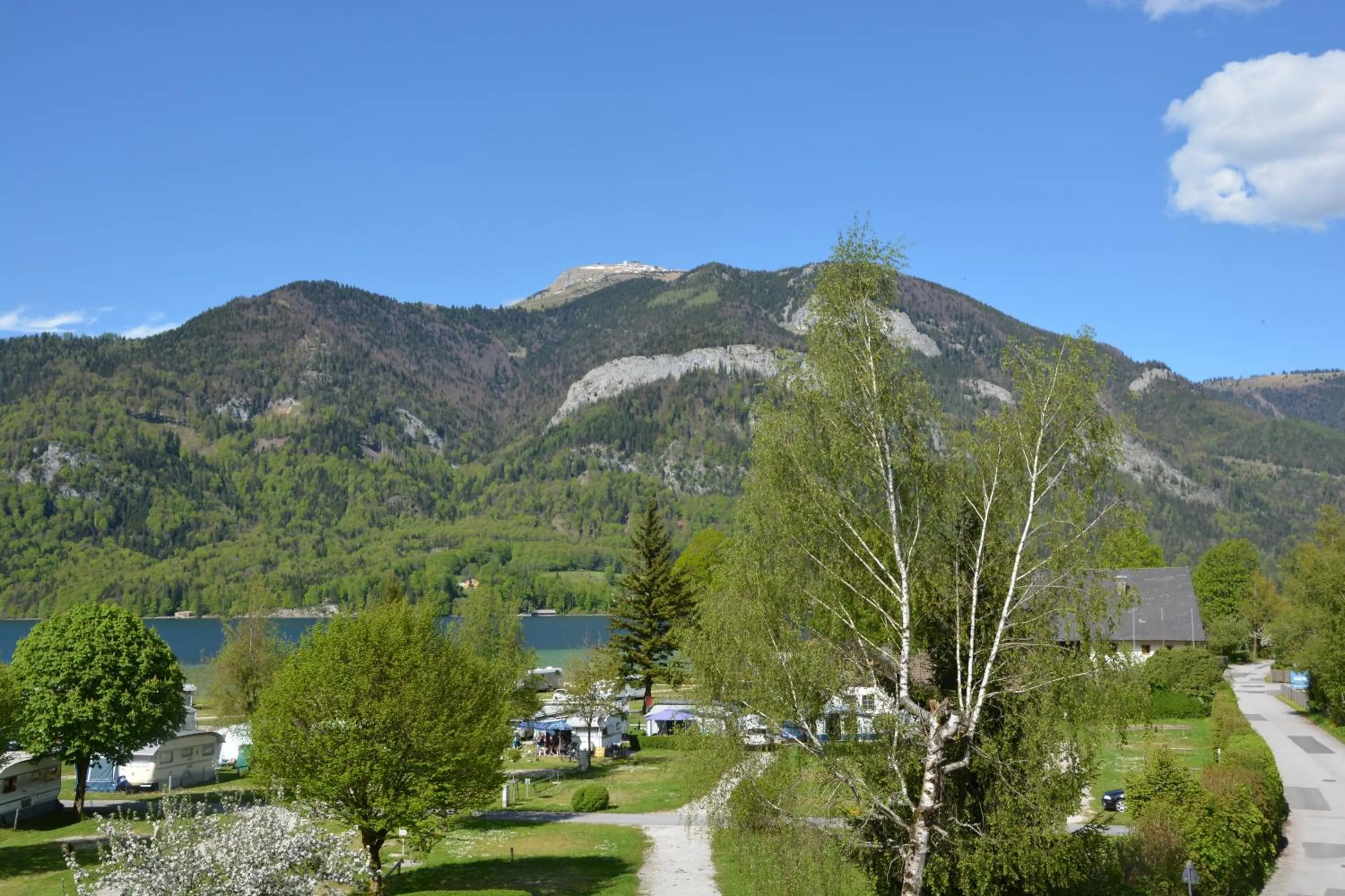 Lake view in Appart Weisse Urlauben am Wolfgangsee