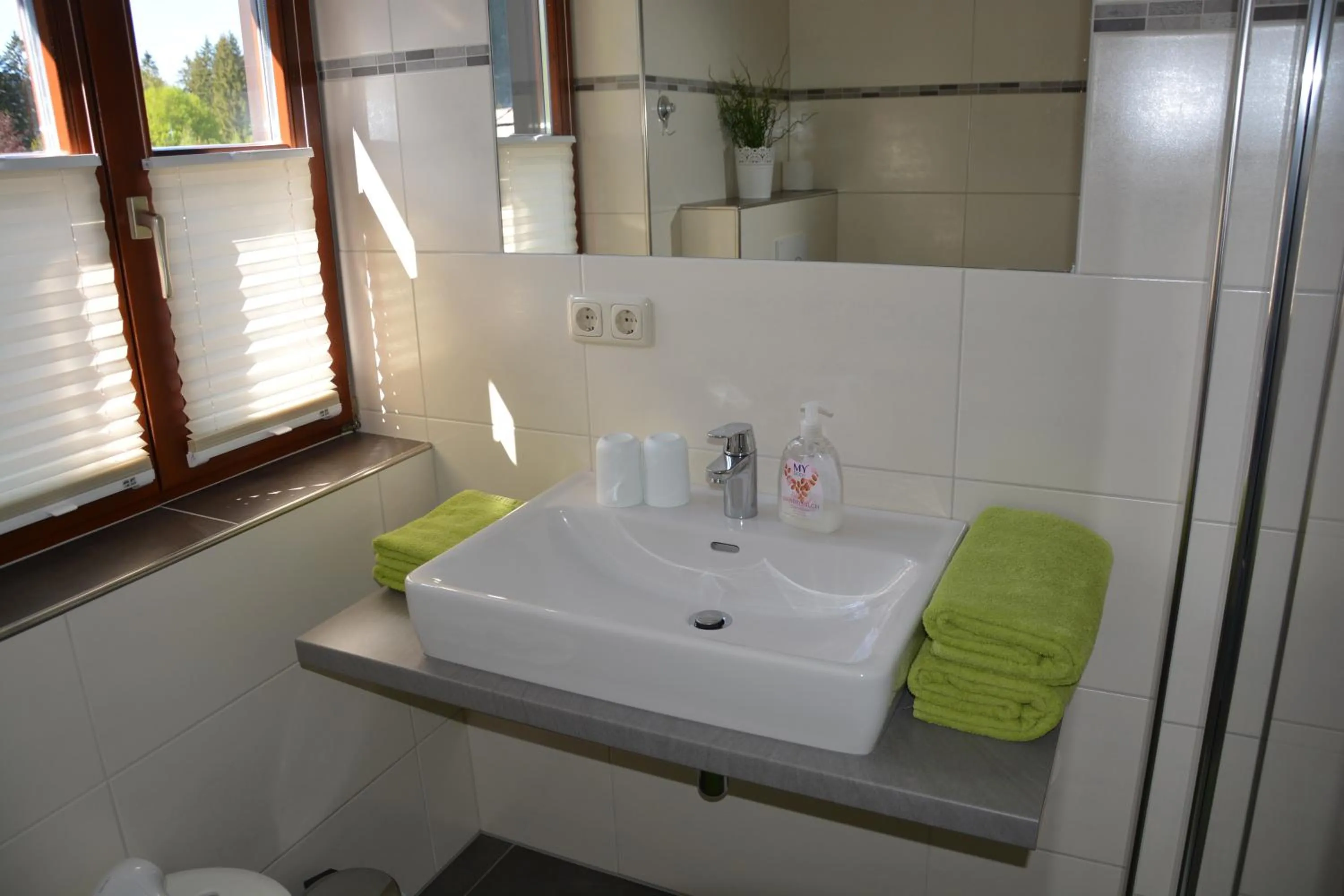 Bathroom in Appart Weisse Urlauben am Wolfgangsee