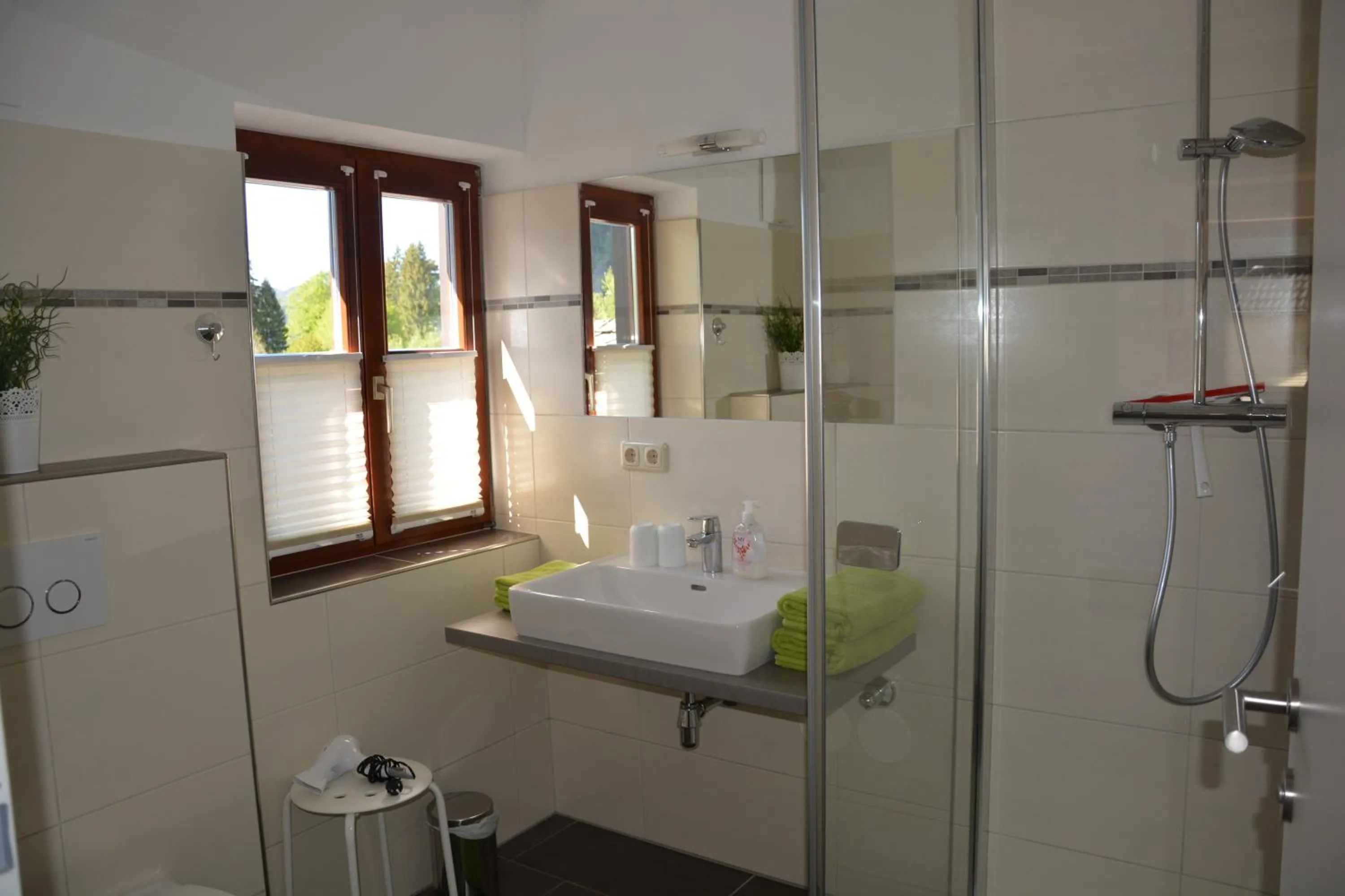 Shower in Appart Weisse Urlauben am Wolfgangsee