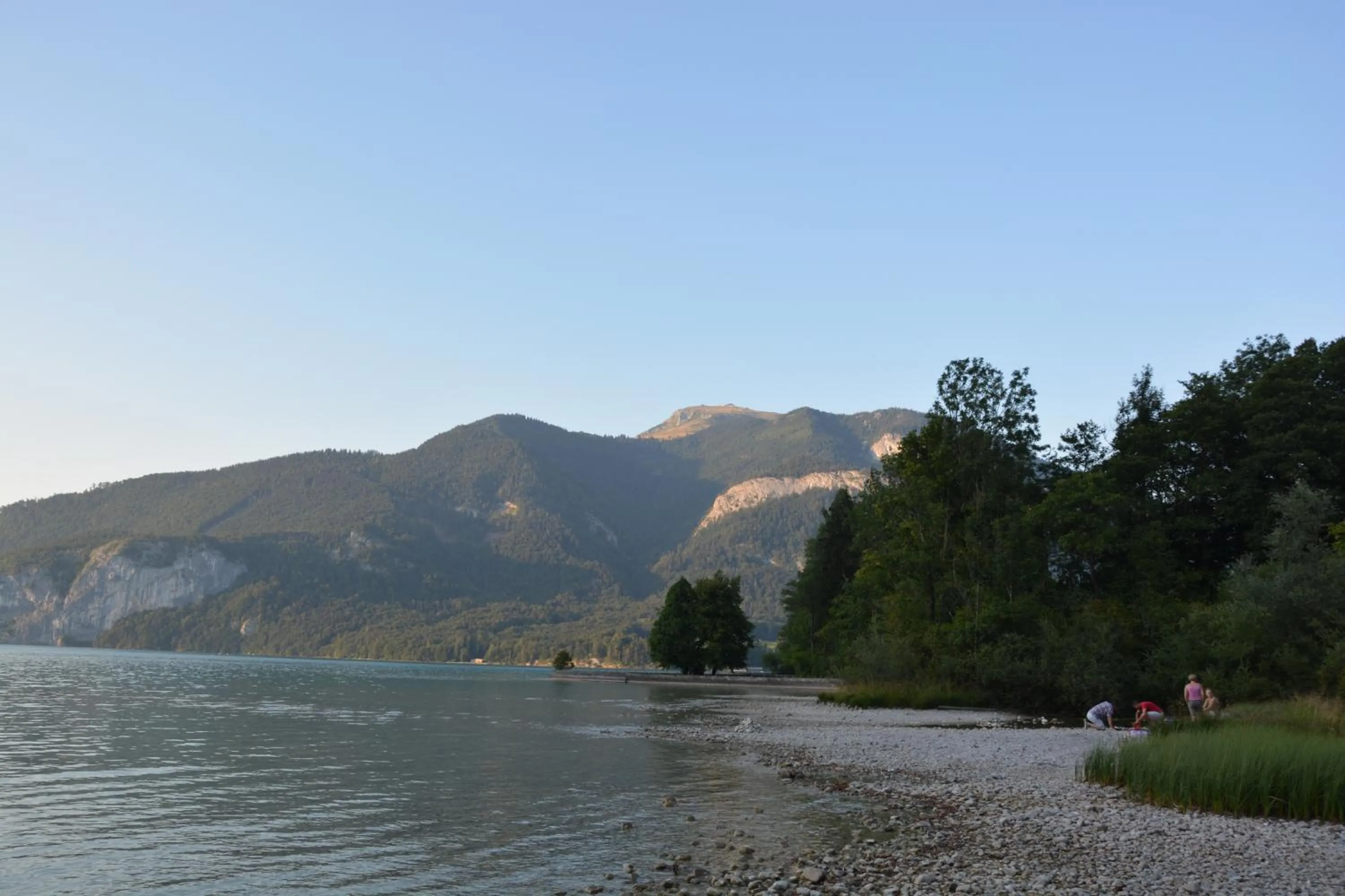 Natural landscape in Appart Weisse Urlauben am Wolfgangsee