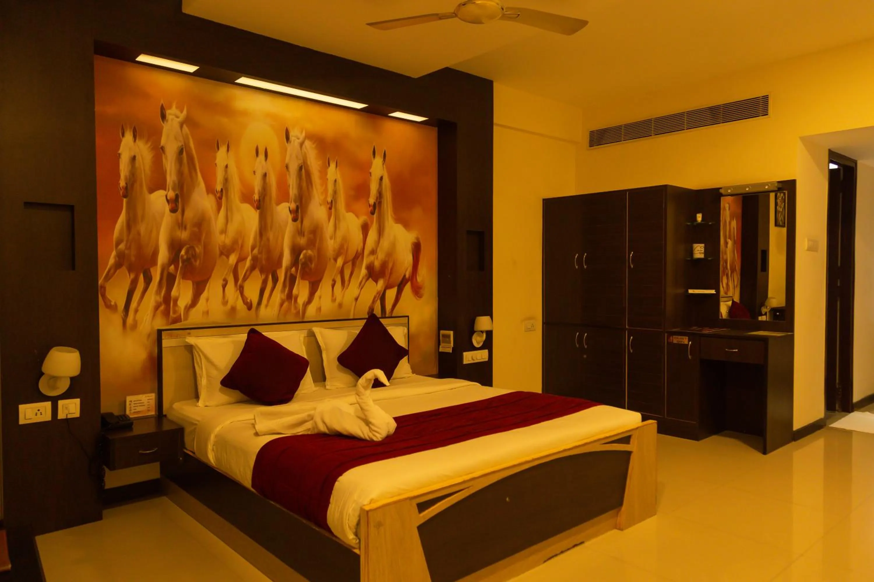 Bed in Hotel Rock Fort View