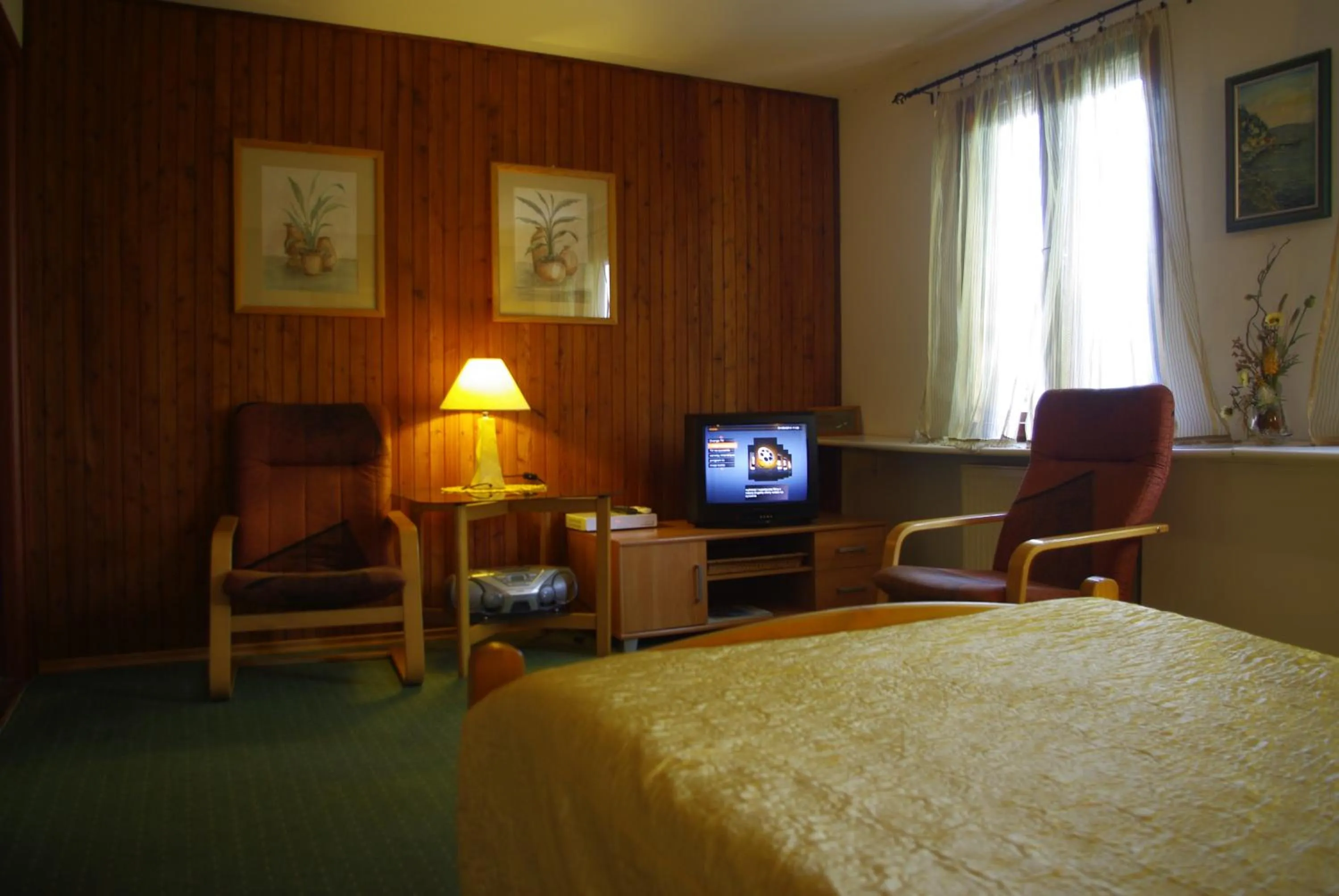 Bed in Zajazd Biały Dom