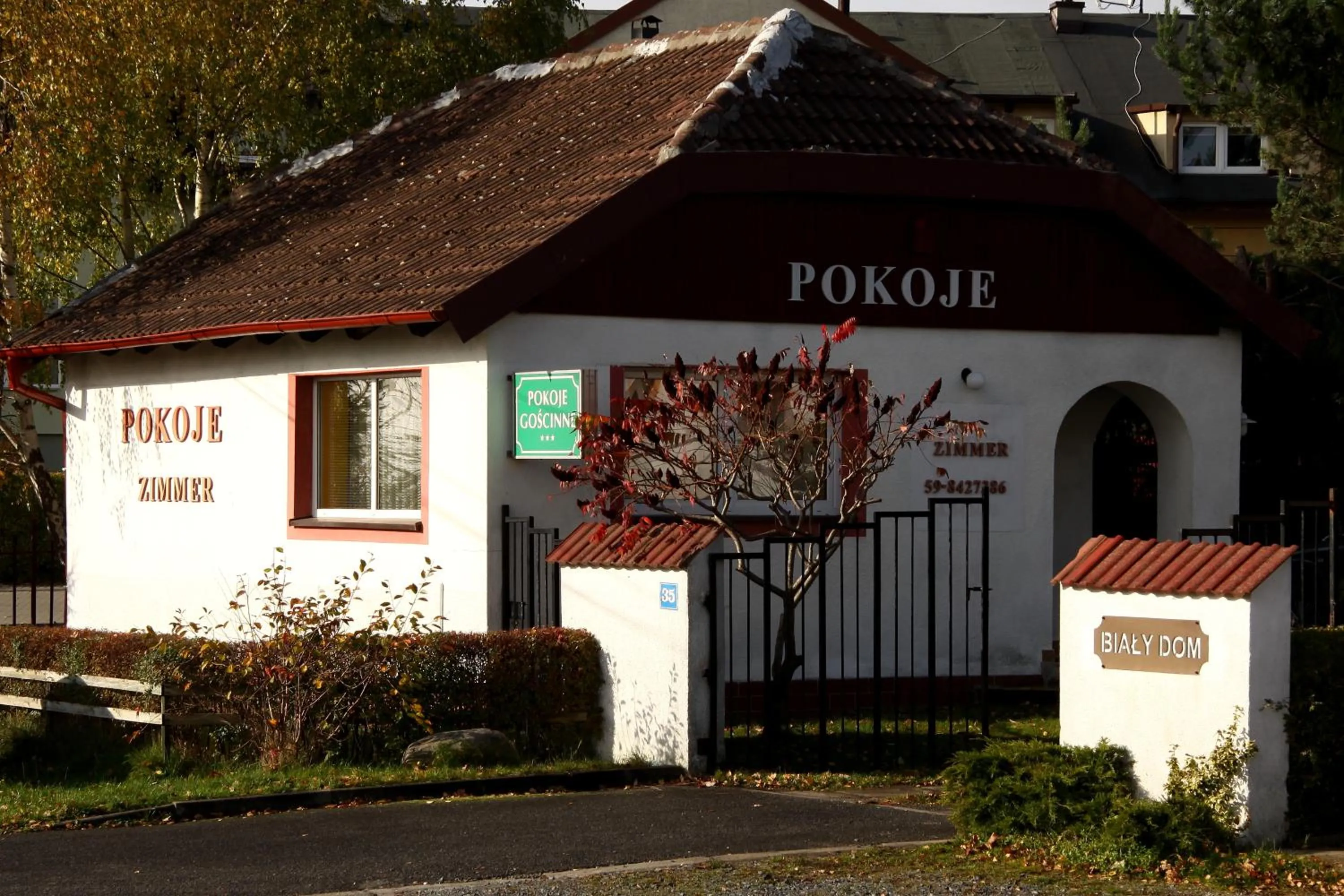 Area and facilities in Zajazd Biały Dom