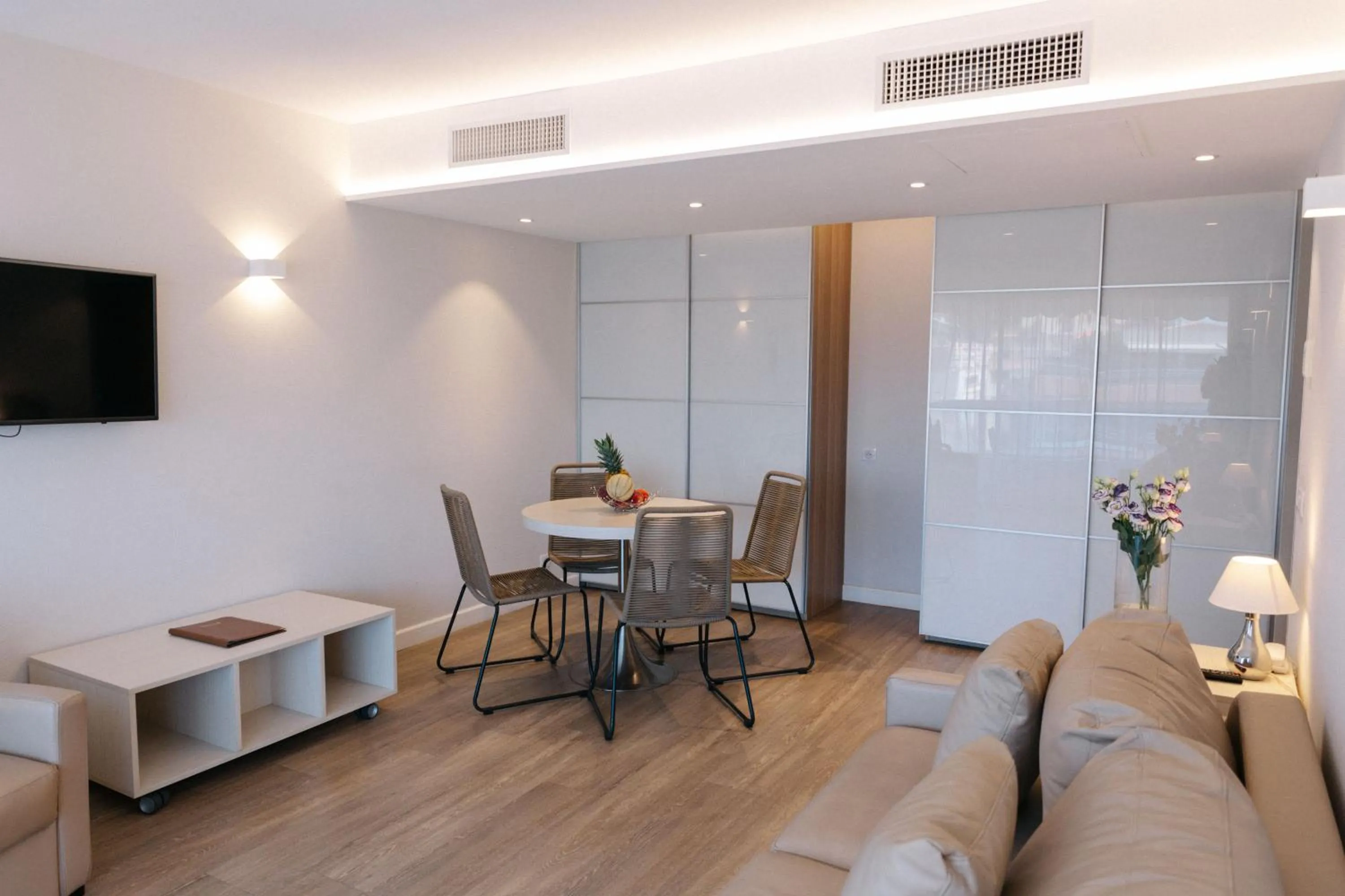 Living room in Résidence Châteauneuf