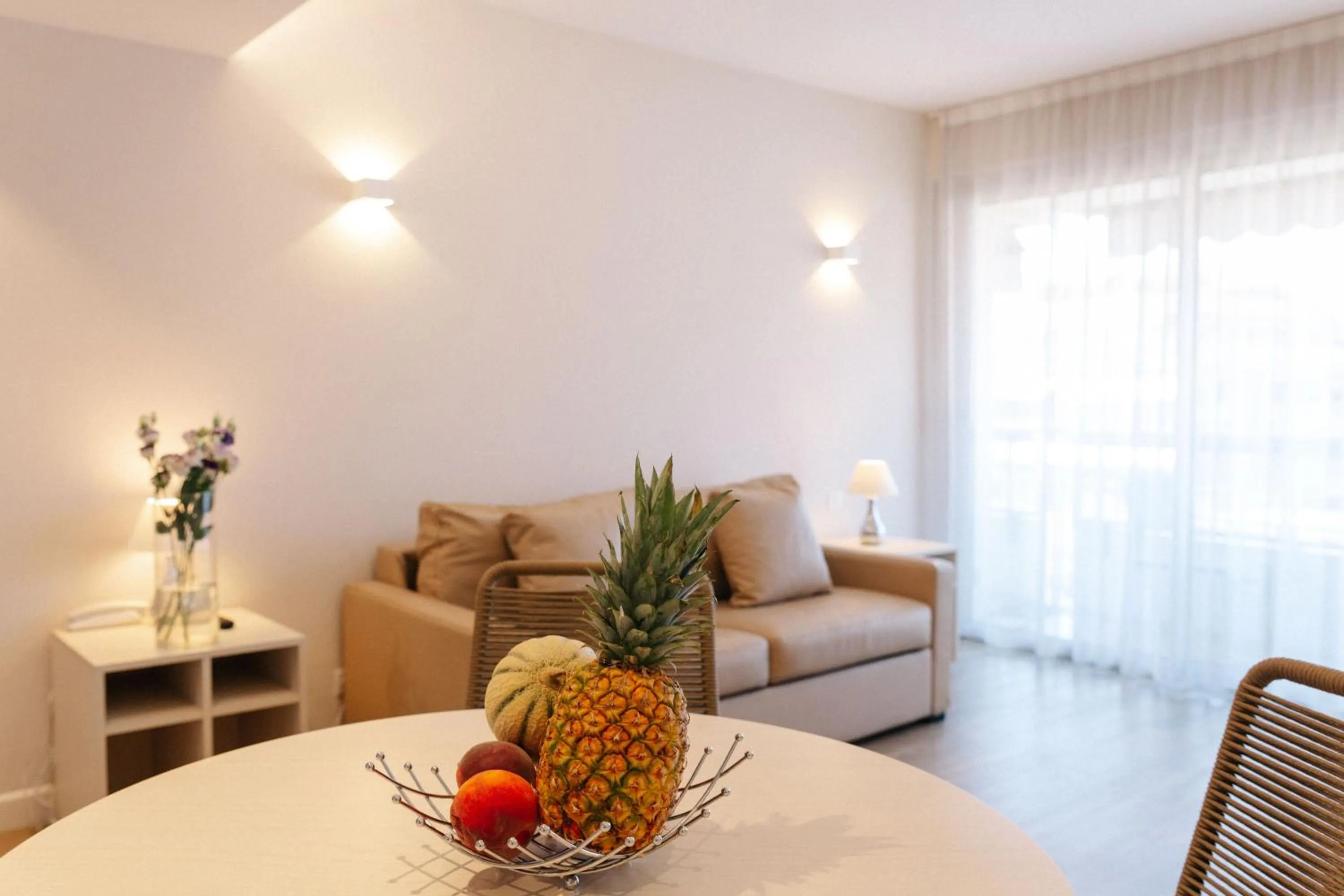 Living room in Résidence Châteauneuf