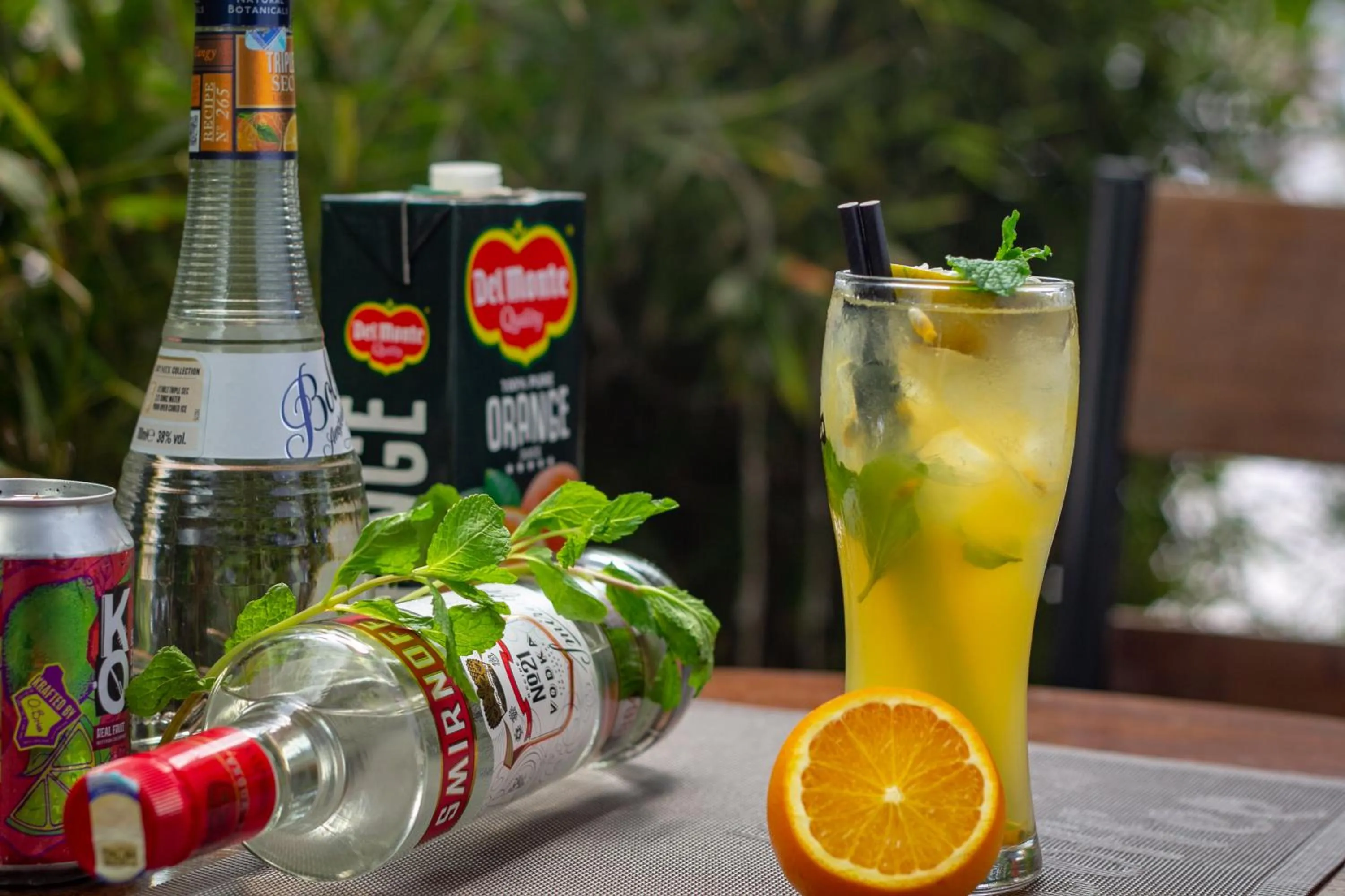 Alcoholic drinks in Hotel Rio