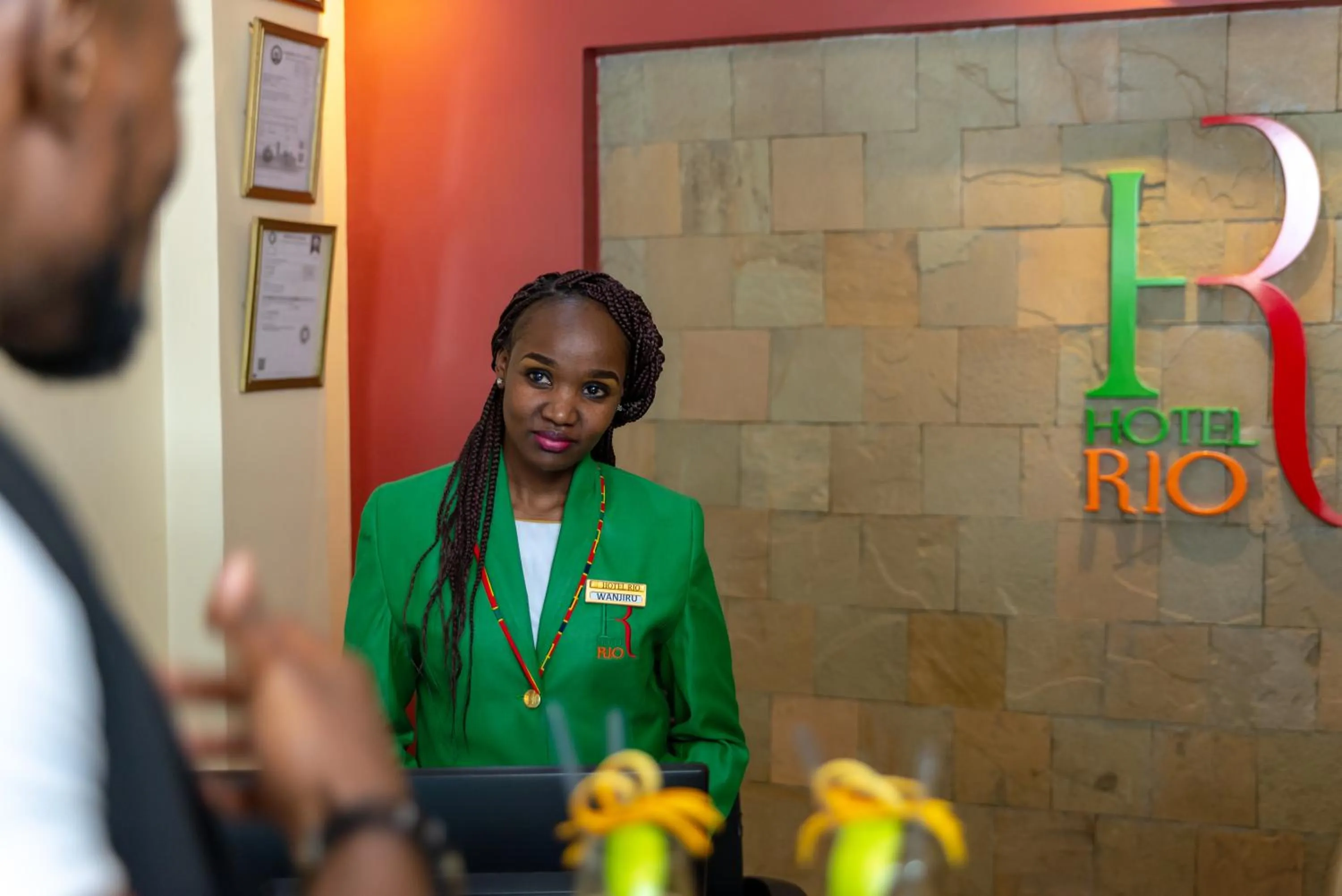 Lobby or reception in Hotel Rio