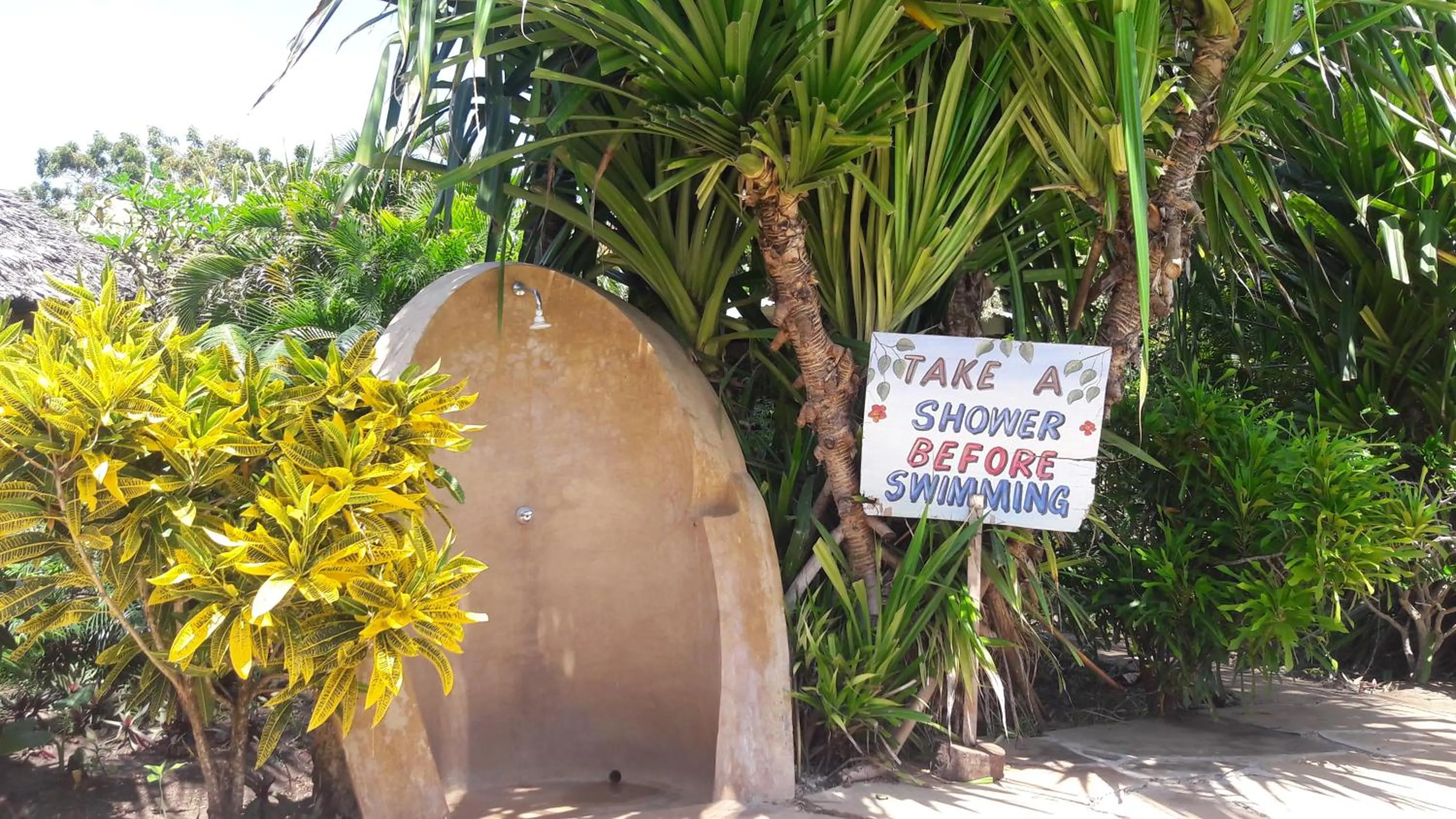 Patio in African Dream Cottages - Diani Beach