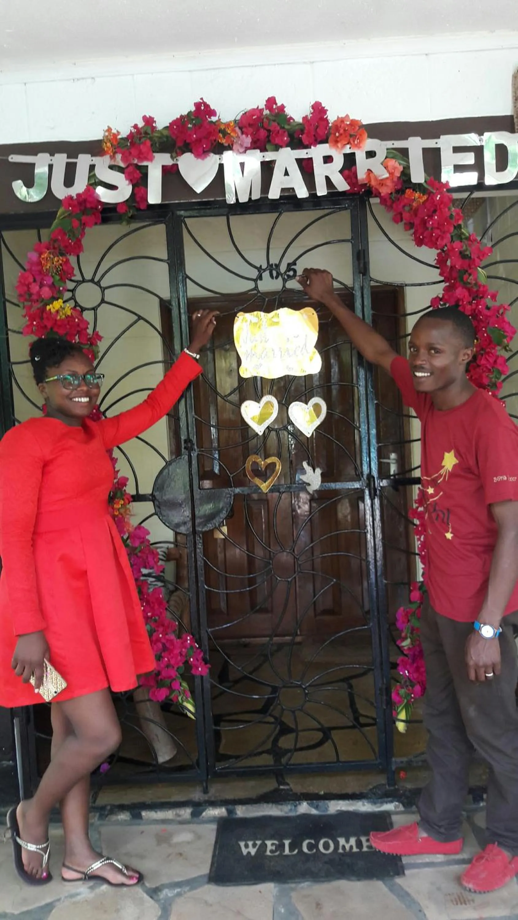 Staff in African Dream Cottages - Diani Beach