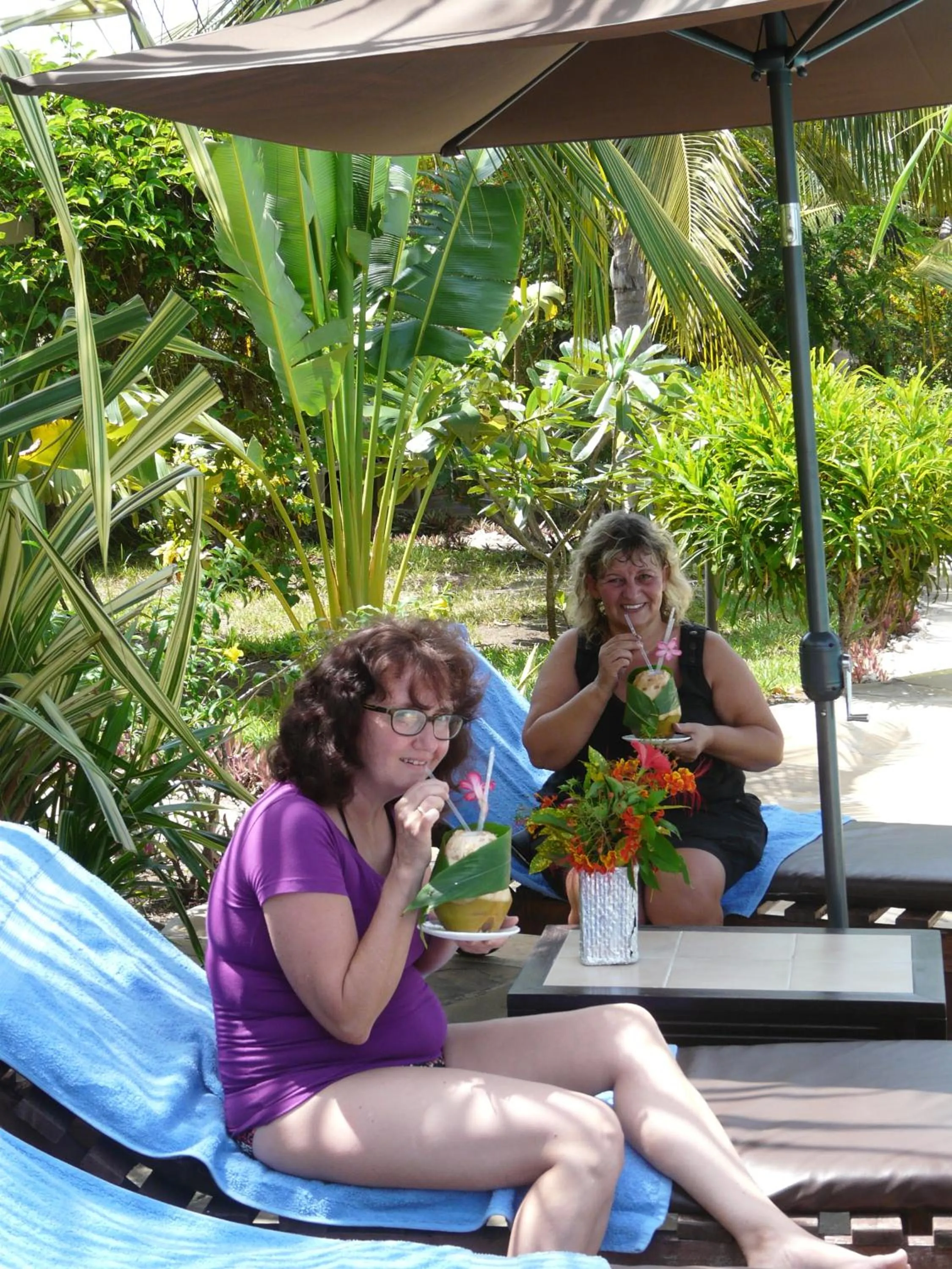 Garden in African Dream Cottages - Diani Beach