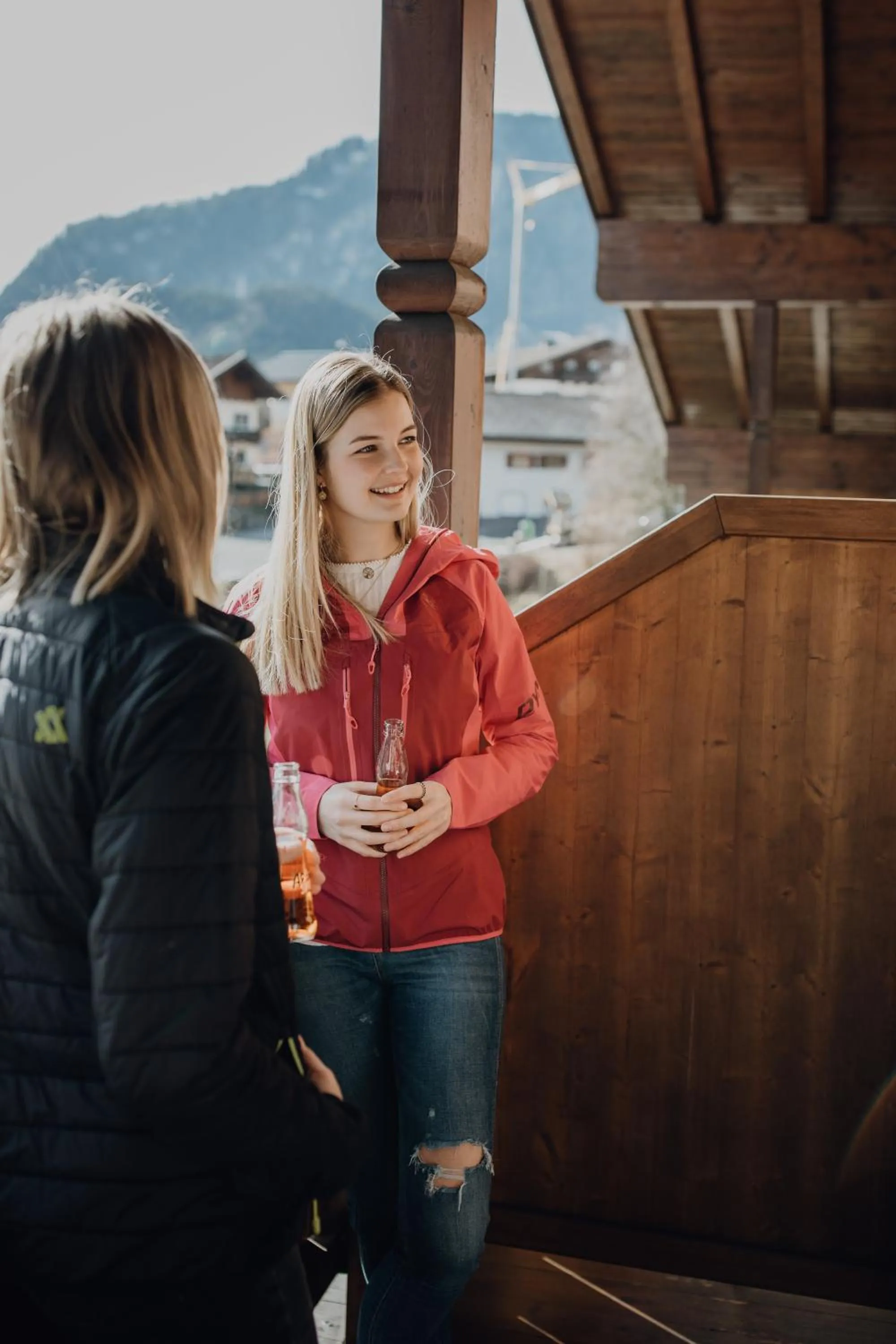 Balcony/Terrace in Dorfcafe Unken Hotelpension sWirtshaus im Dorf