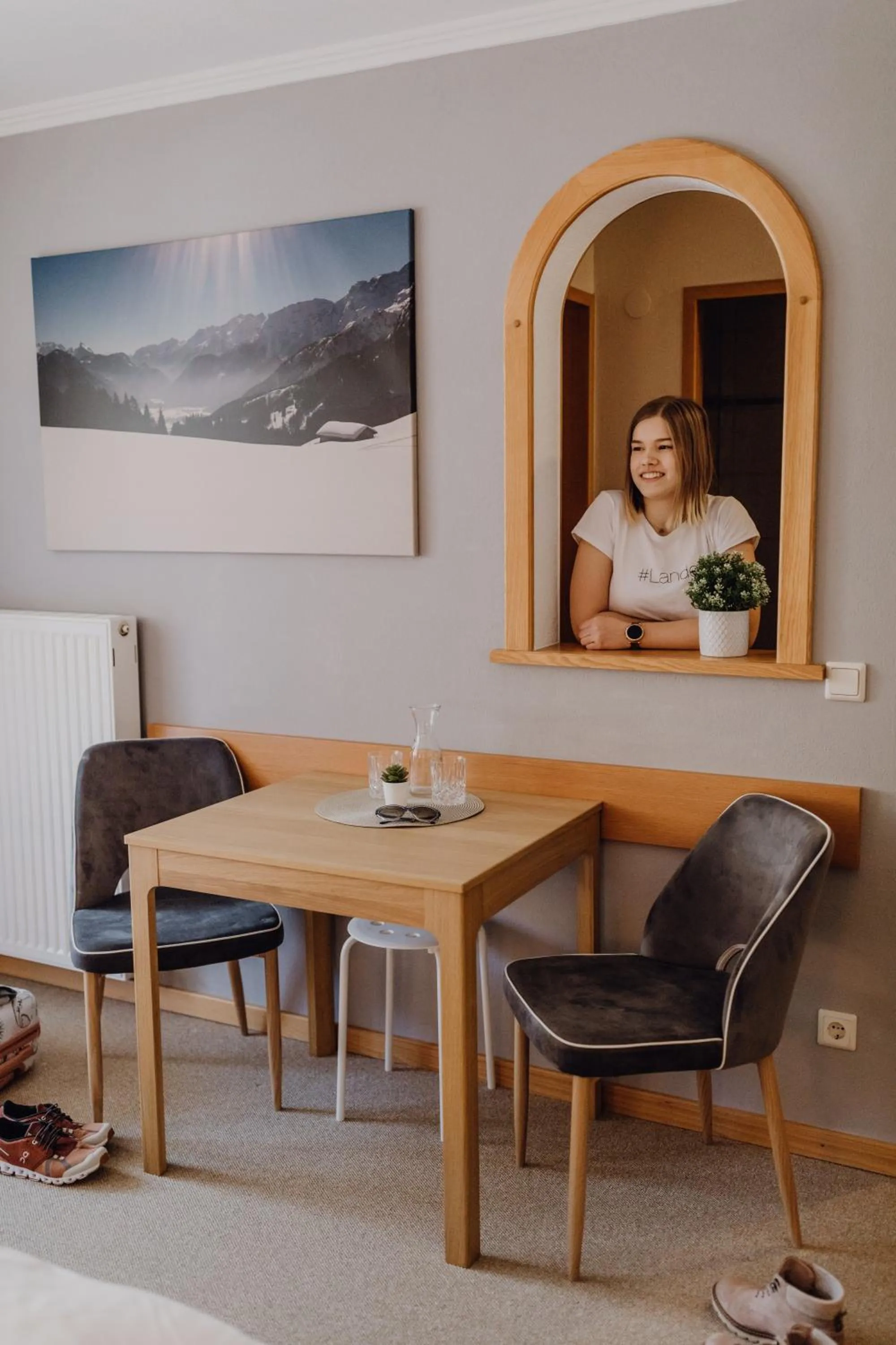 Seating area in Hotel Dorfcafe Unken