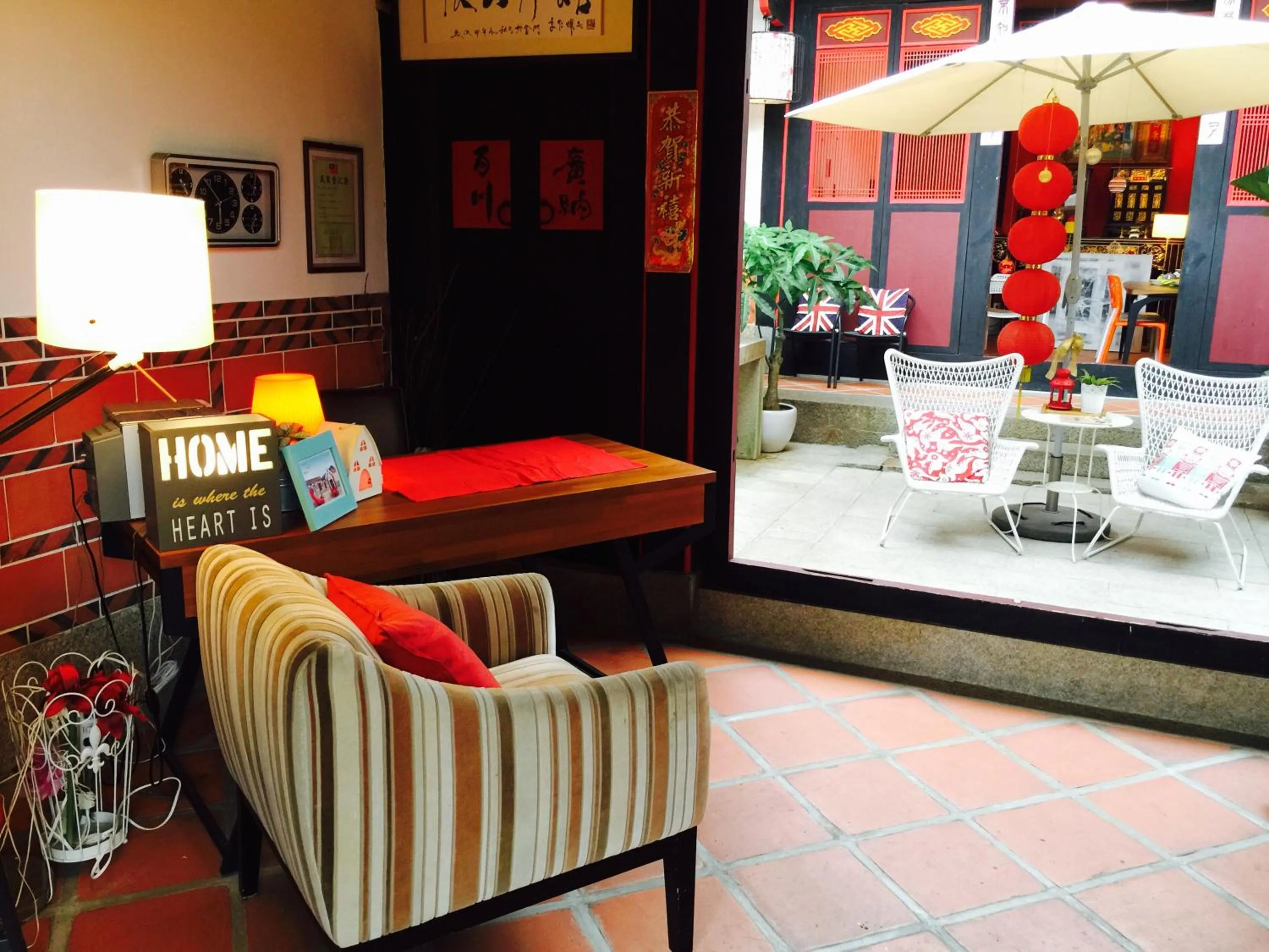 Seating area in I-Shan B&B