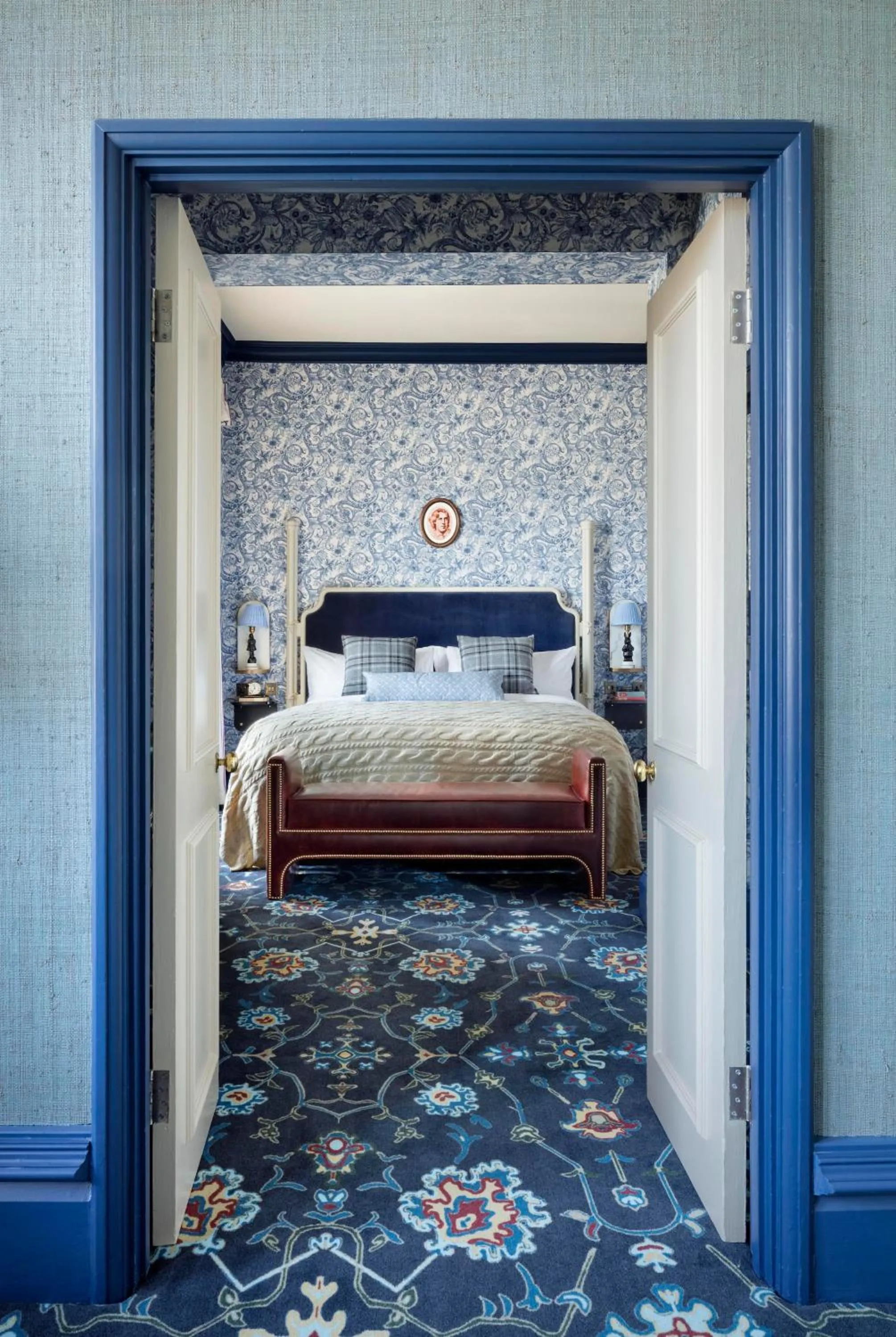 Bed in The Randolph Hotel Oxford, a Graduate by Hilton Hotel