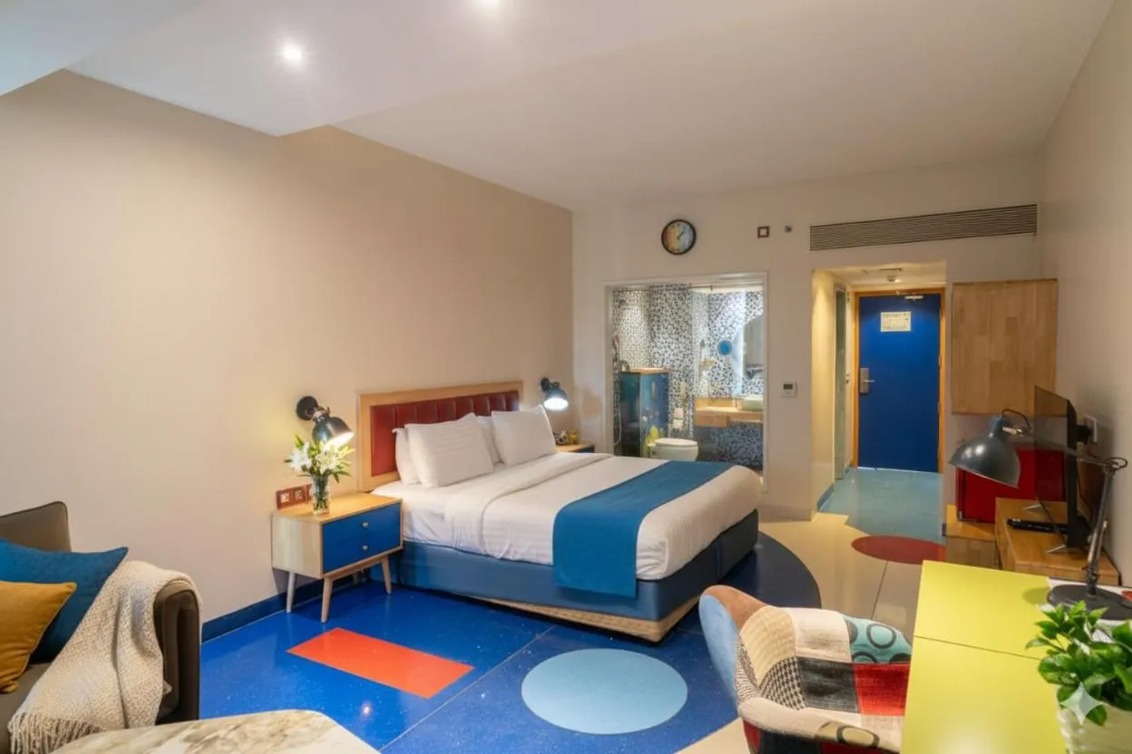 Bedroom, Bed in Sandoz Vagator Goa