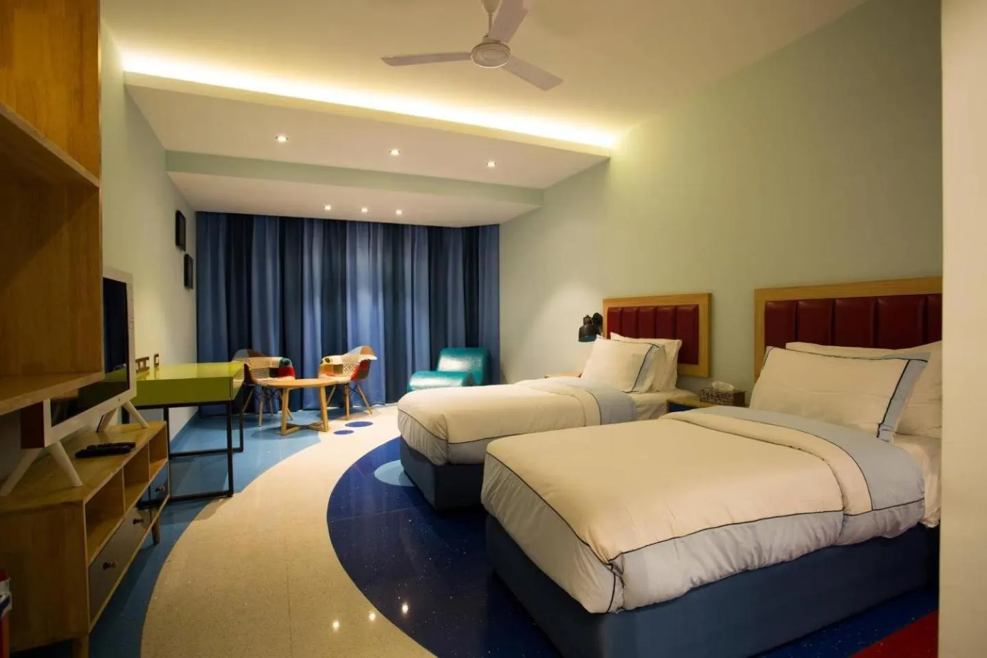 Bed in I Love Bell Bottoms Vagator Goa