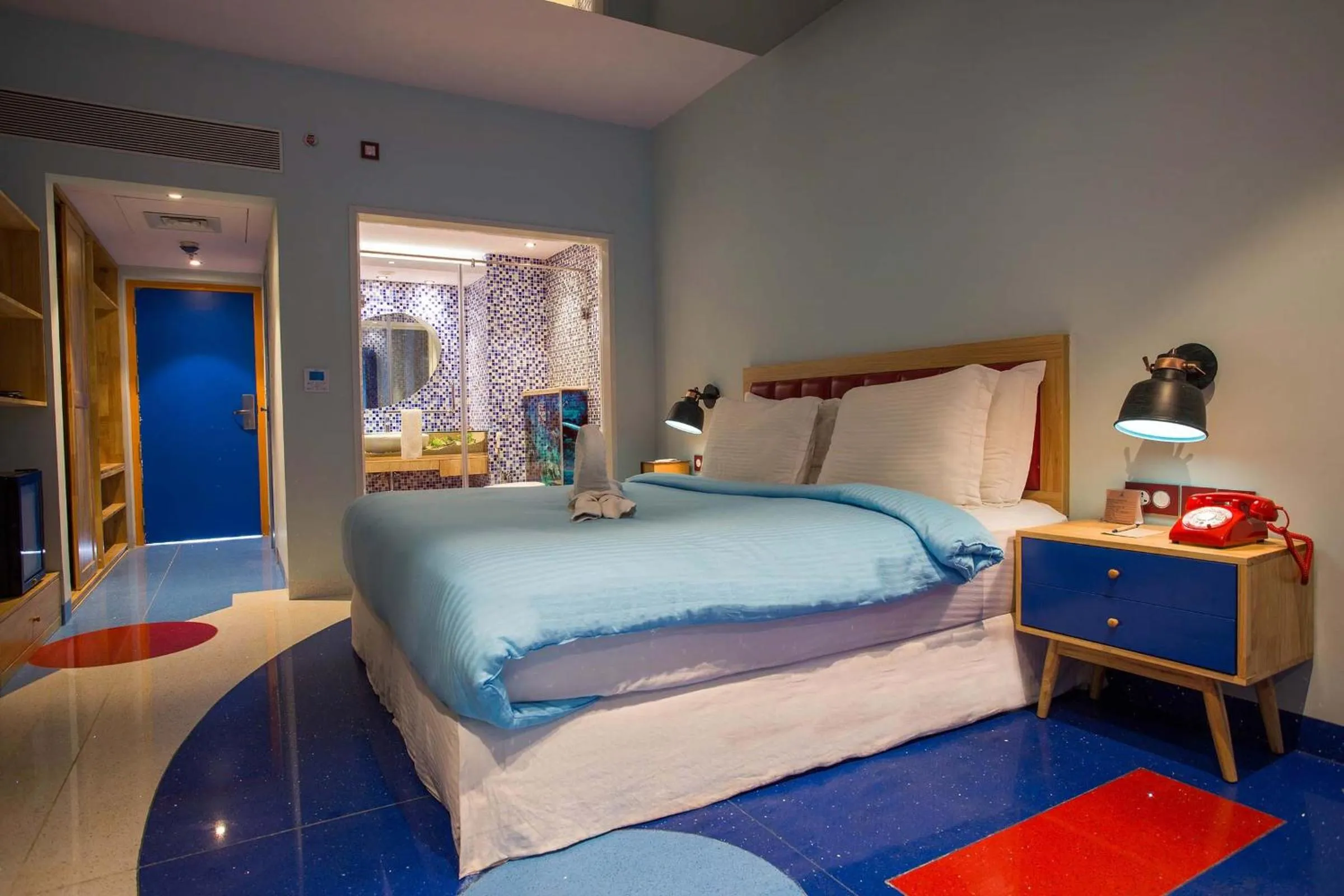 Bed in Sandoz Vagator Goa