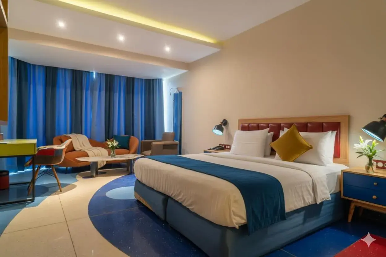 Deluxe Double or Twin Room in Sandoz Vagator Goa Deluxe Double or Twin Room in Sandoz Vagator Goa