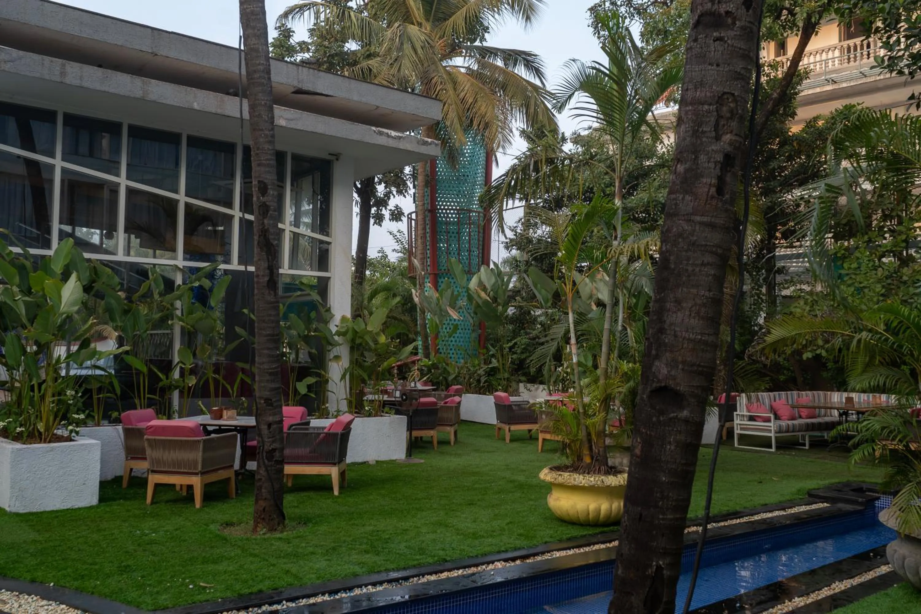 Garden in Sandoz Vagator Goa