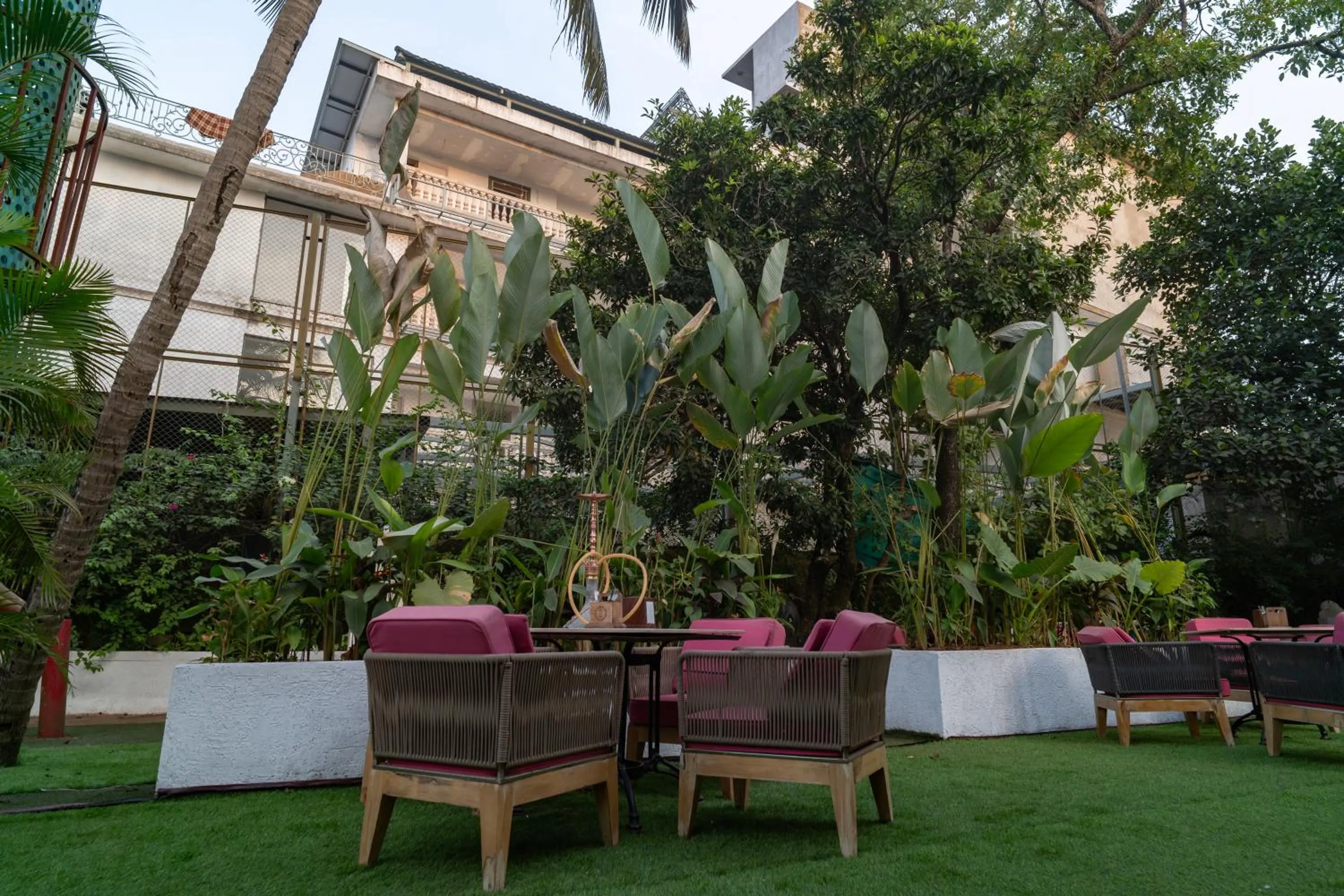 Garden in Sandoz Vagator Goa